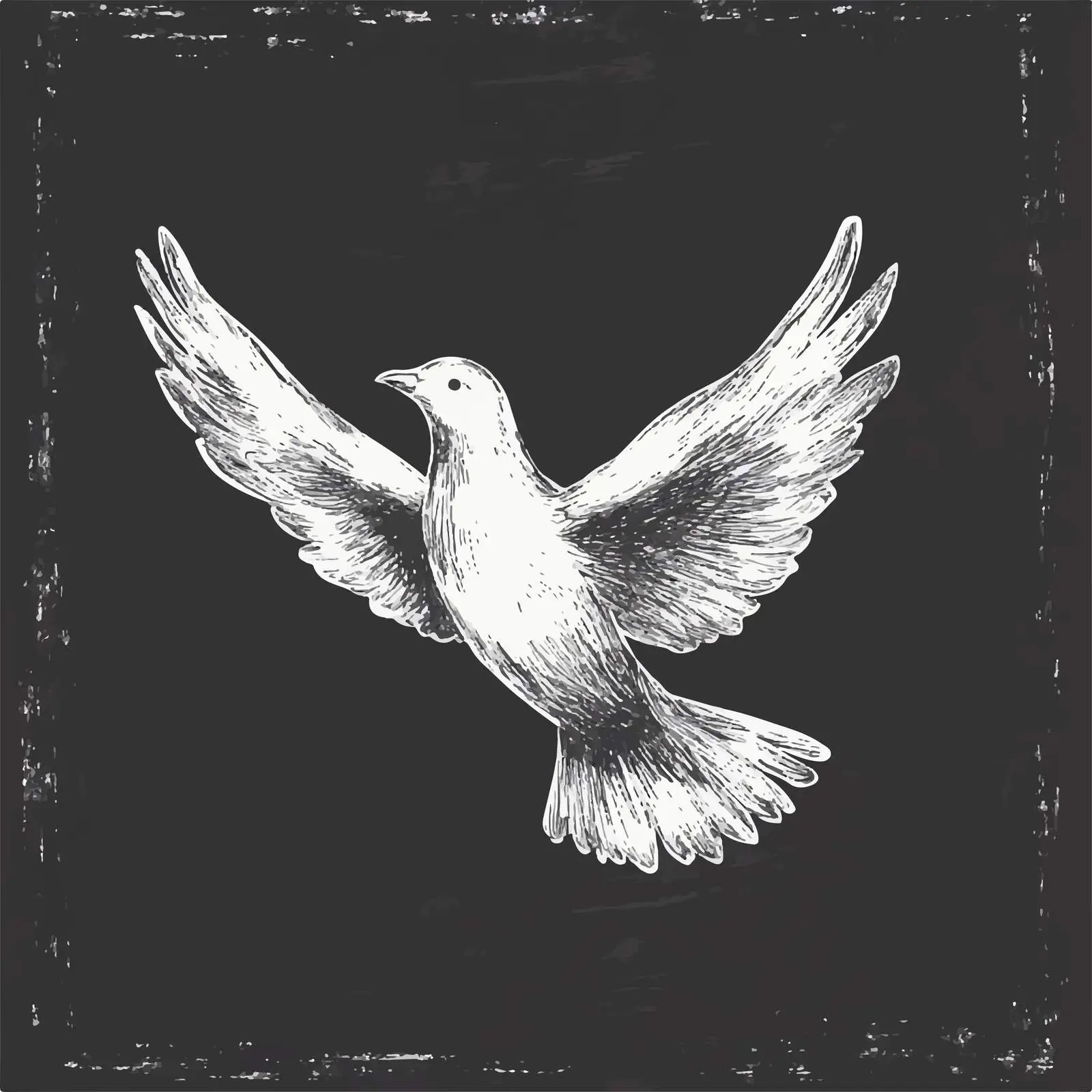 Hand Drawn Dove Sketch Vector Art — free download from Dotvec