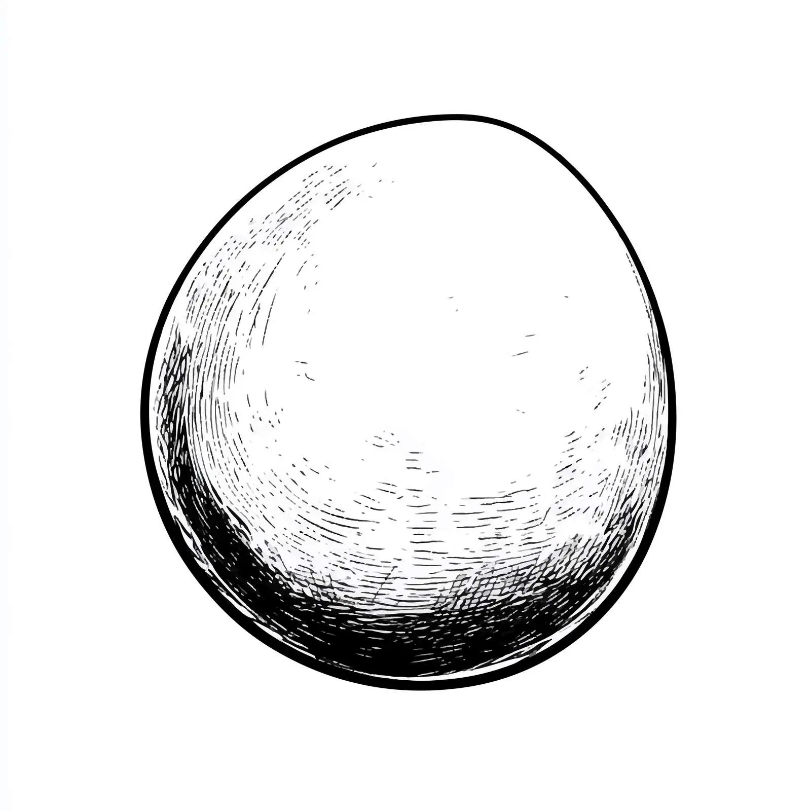 Hand Drawn Egg Sketch on White Background — free download from Dotvec