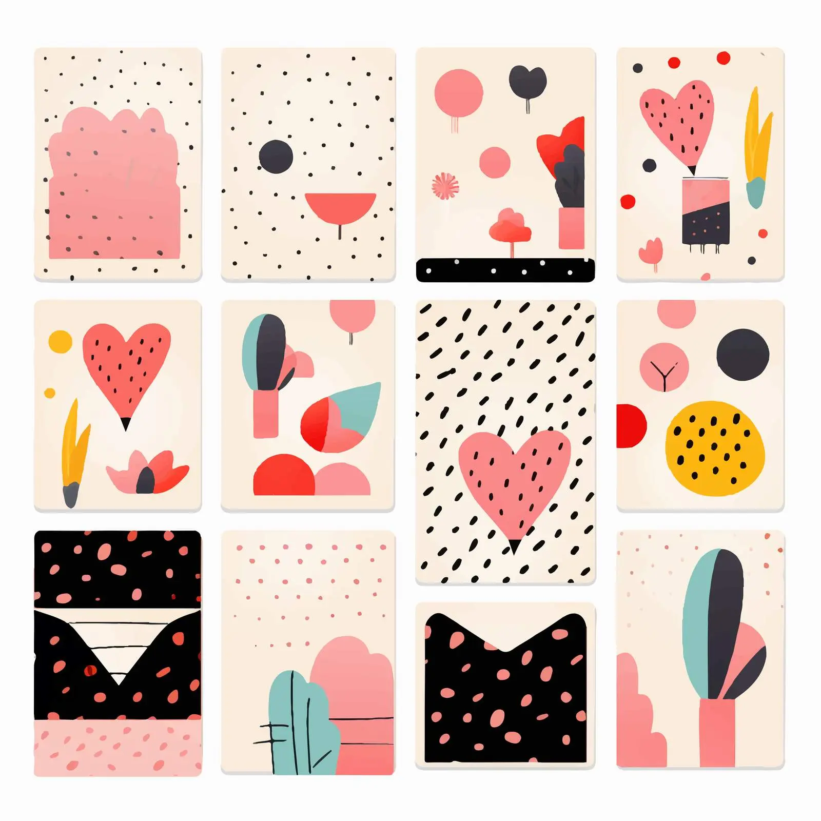 Hand-Drawn Fashionable Brush Shapes for Invitations — free download from Dotvec