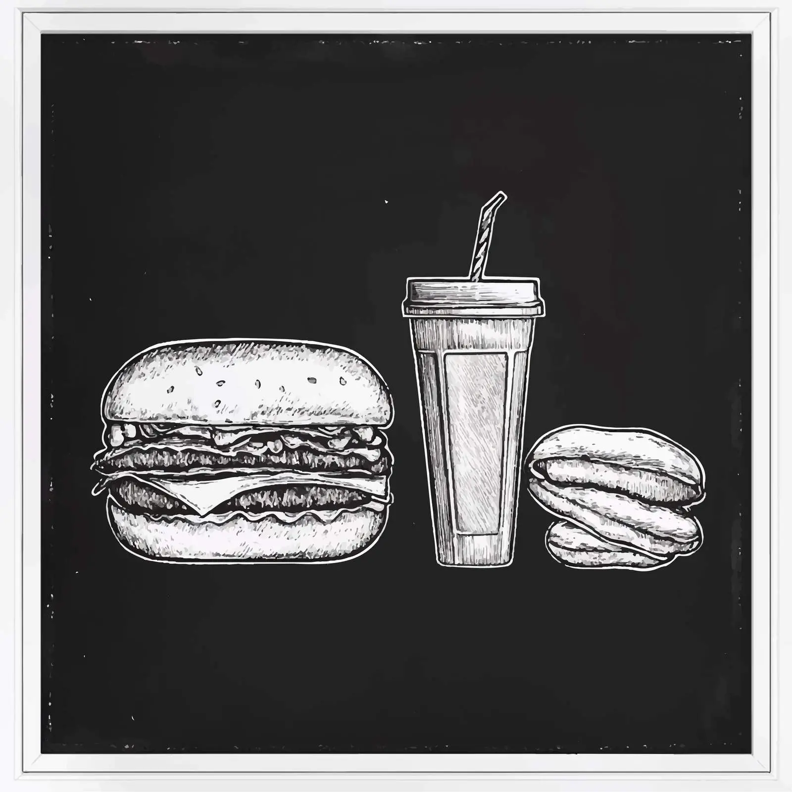 Hand Drawn Fast Food Sketches Collection — free download from Dotvec