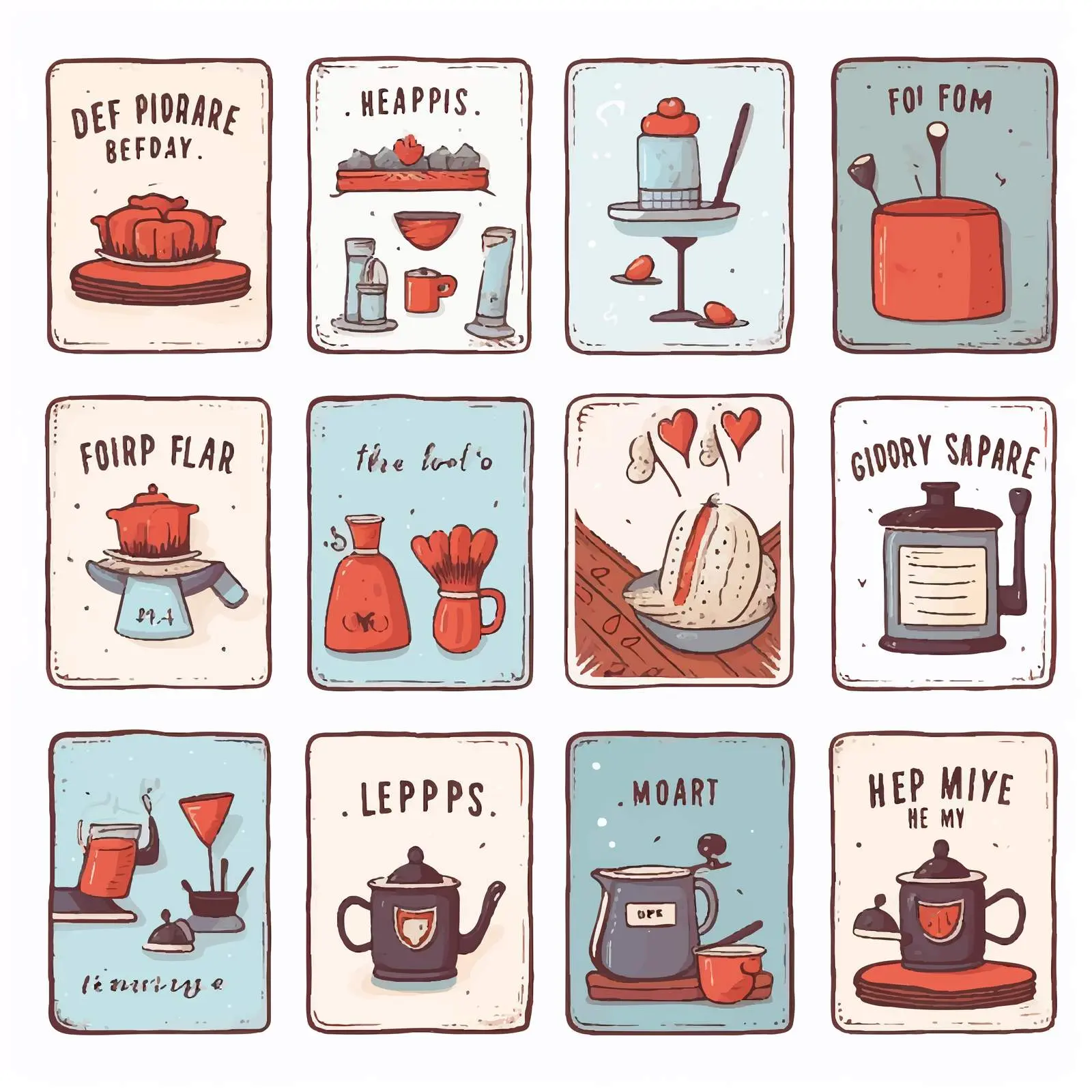 Classic Hand-Drawn Father's Day Card Templates – free fatherhood image from Dotvec