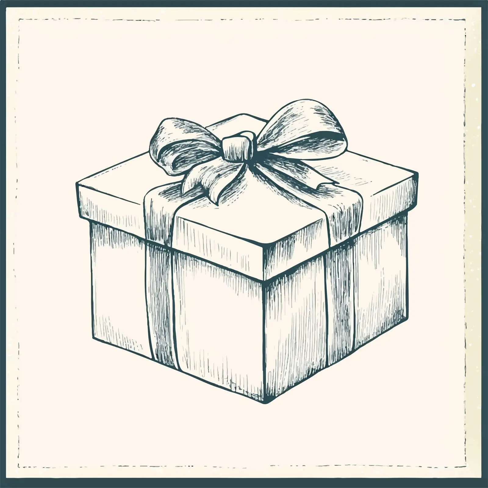 Hand Drawn Gift Box Sketch Vector Art — free download from Dotvec