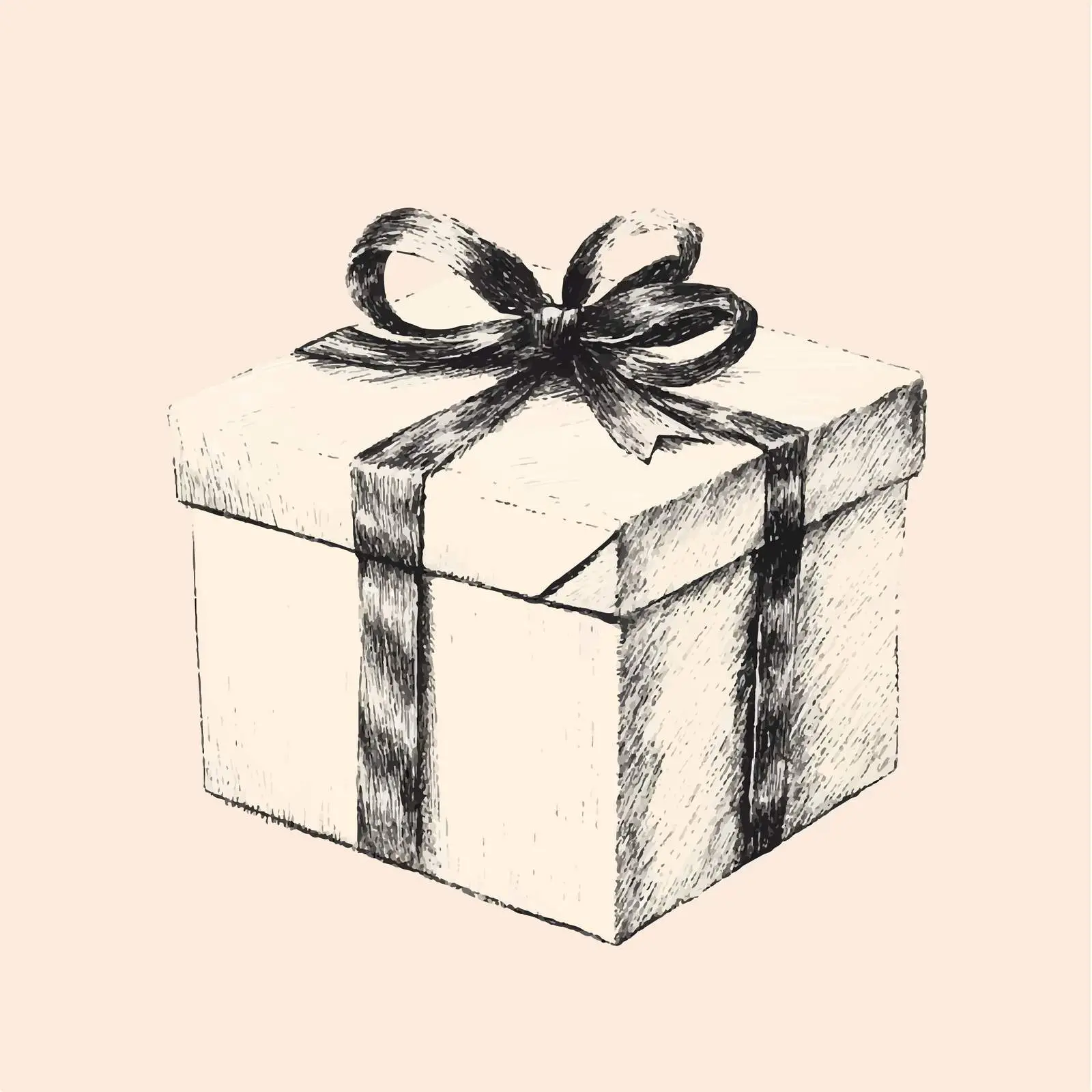 Hand Drawn Gift Box Sketch Vector Illustration — free download from Dotvec