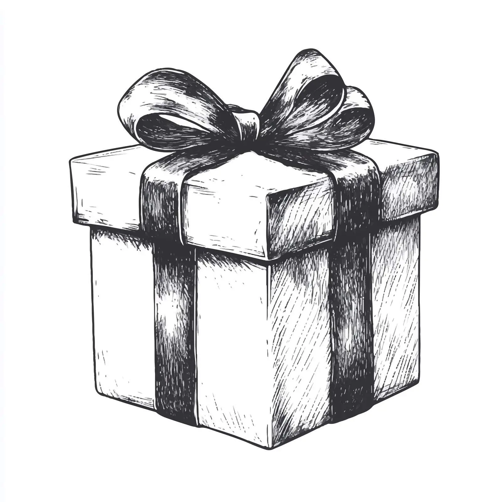 Hand Drawn Gift Box Sketch Design — free download from Dotvec