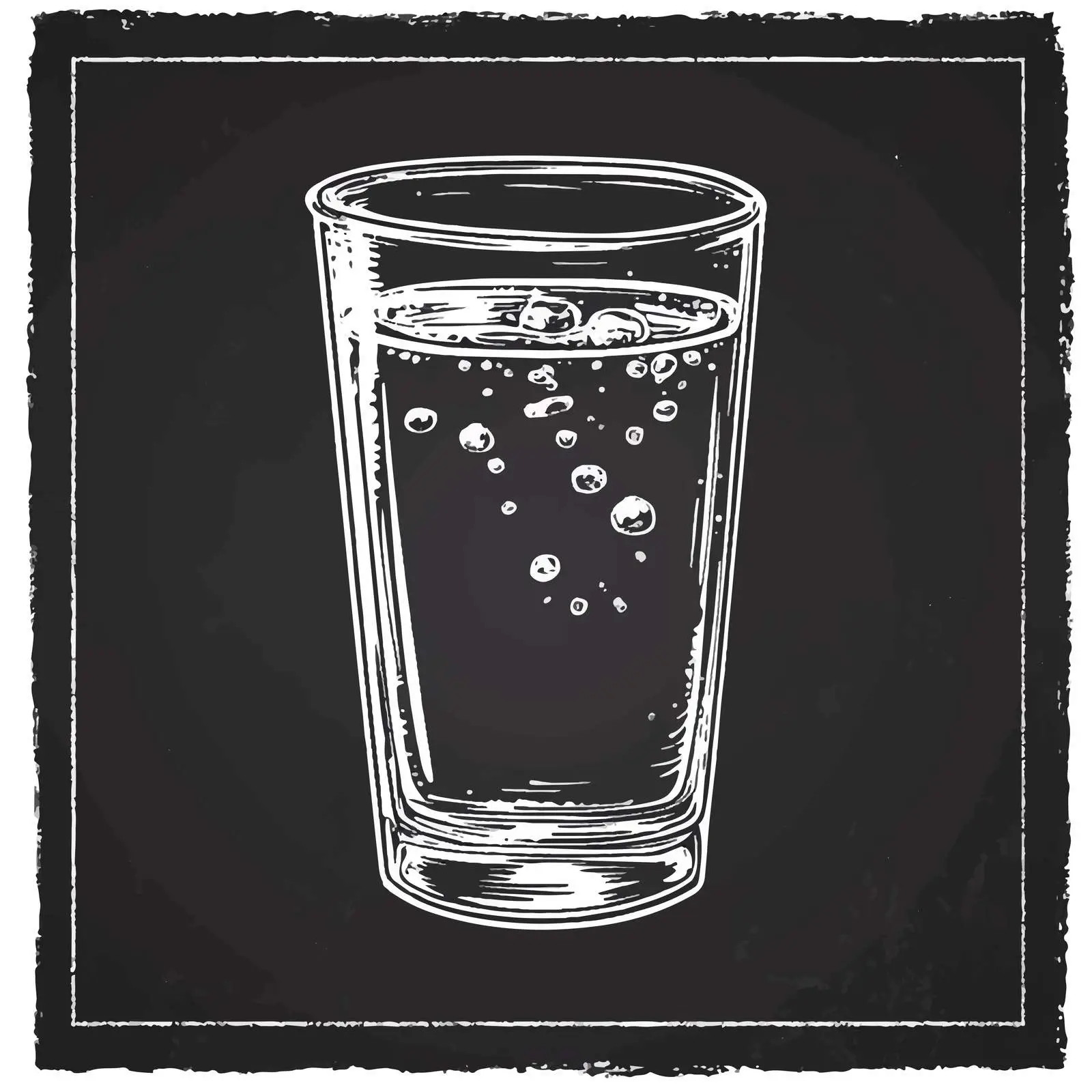 Hand-Drawn Glass of Water Sketch — free download from Dotvec