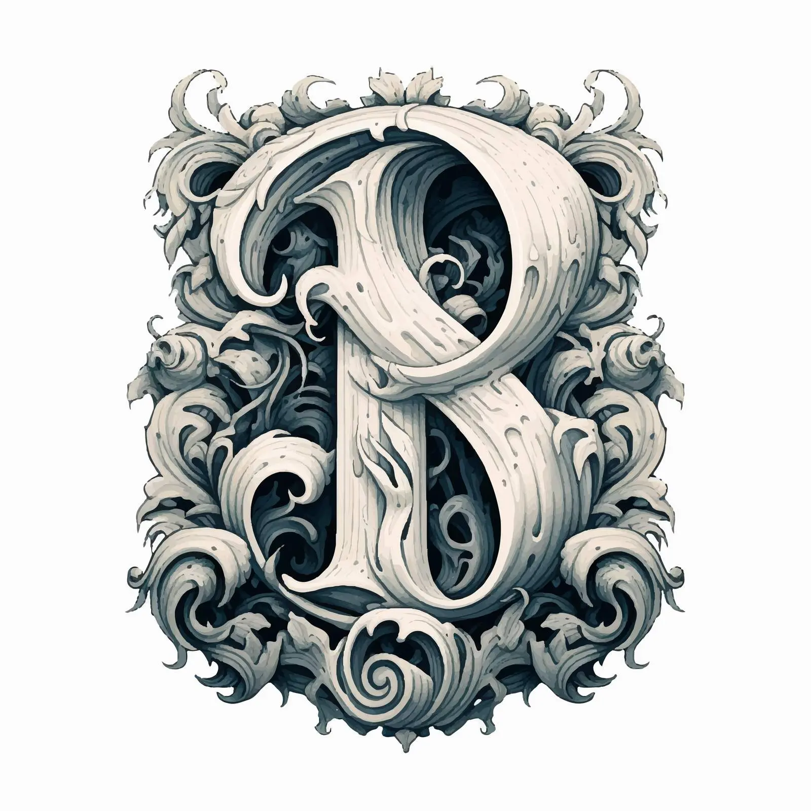 Hand Drawn Gothic Alphabet for Logos and Badges — free download from Dotvec