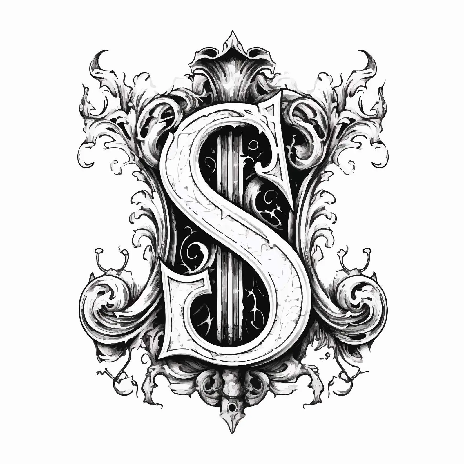 Hand-Drawn Gothic Alphabet for Logos and Badges — free download from Dotvec