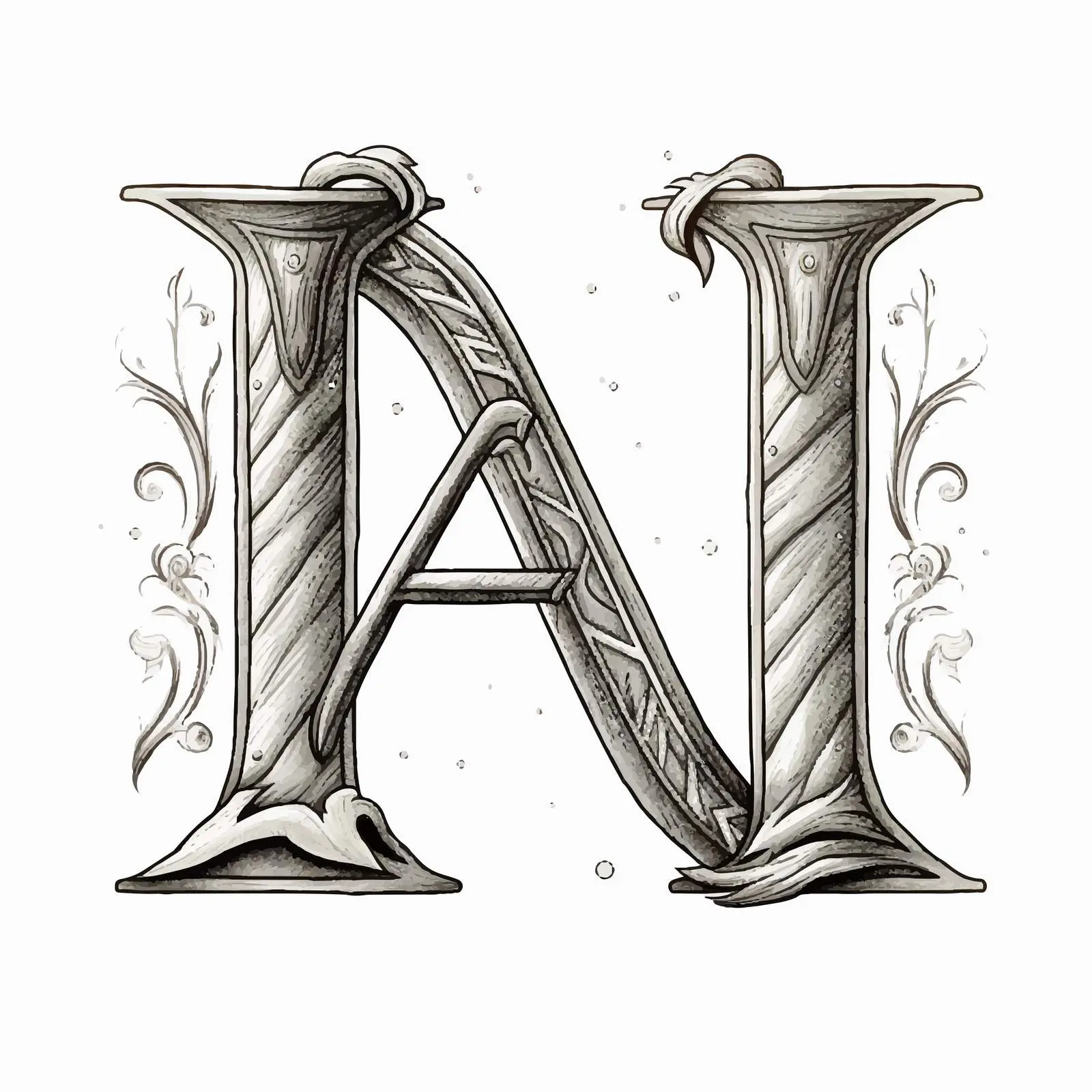 Hand-Drawn Greek Font for Logos and Badges — free download from Dotvec