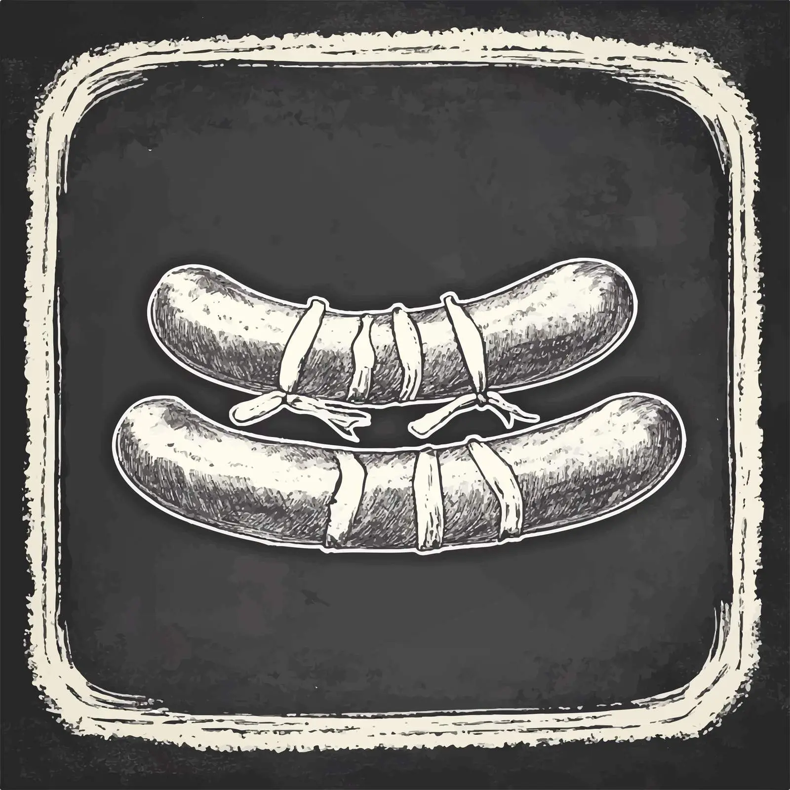 Hand-Drawn Grilled Sausages Vector Illustration — free download from Dotvec