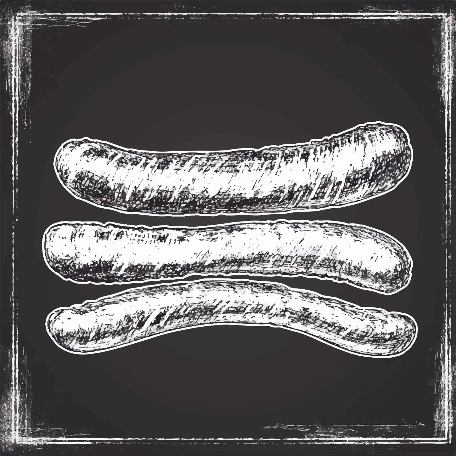 Hand-Drawn Grilled Sausages Sketch Illustration — free download from Dotvec