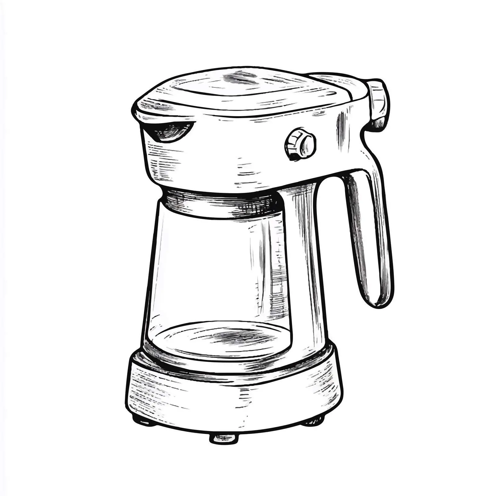 Hand-Drawn Iron Sketch Symbol on White Background — free download from Dotvec