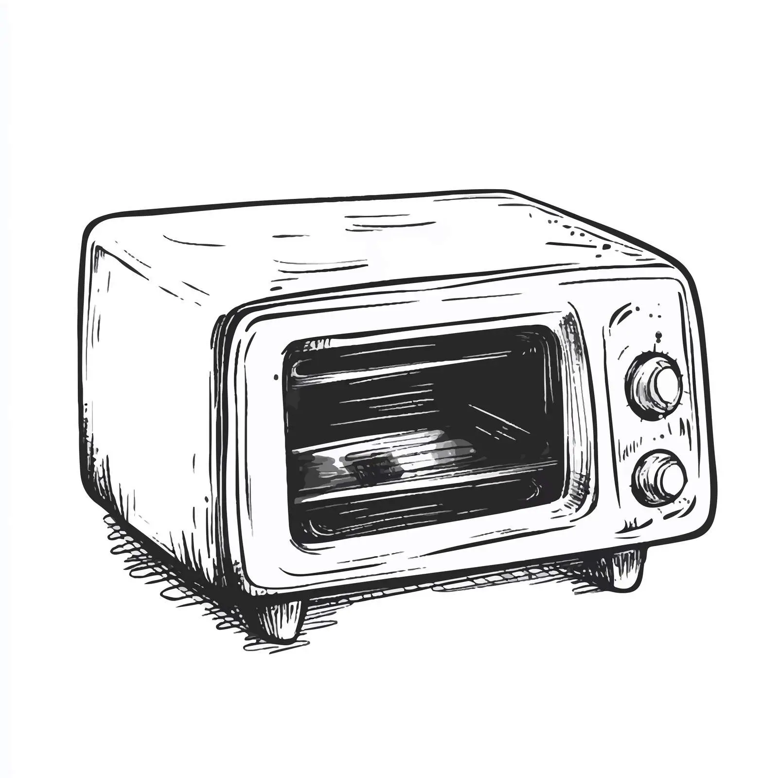 Hand Drawn Iron Sketch Symbol on White Background — free download from Dotvec