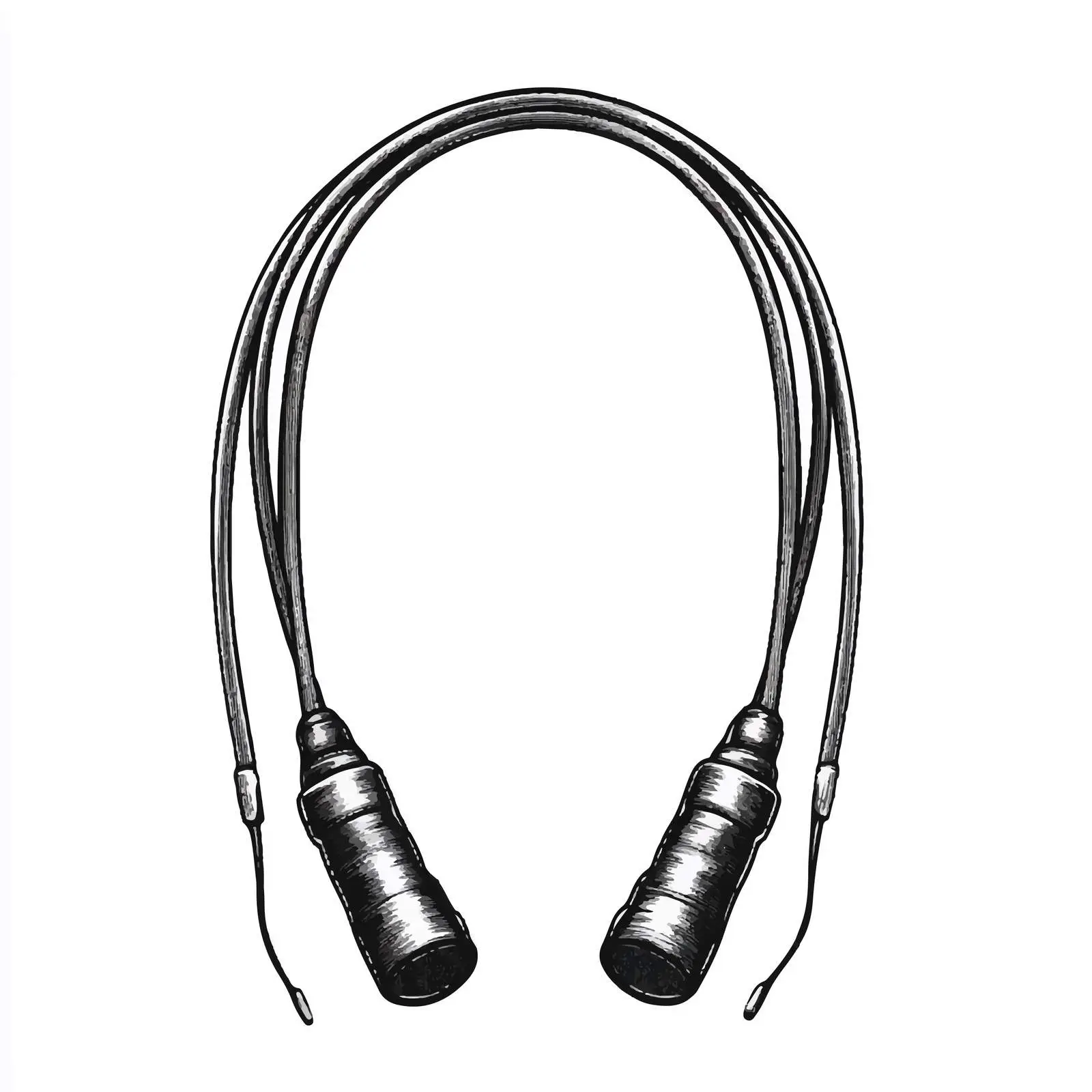 Hand Drawn Jump Rope Sketch Vector Symbol – free skip image from Dotvec