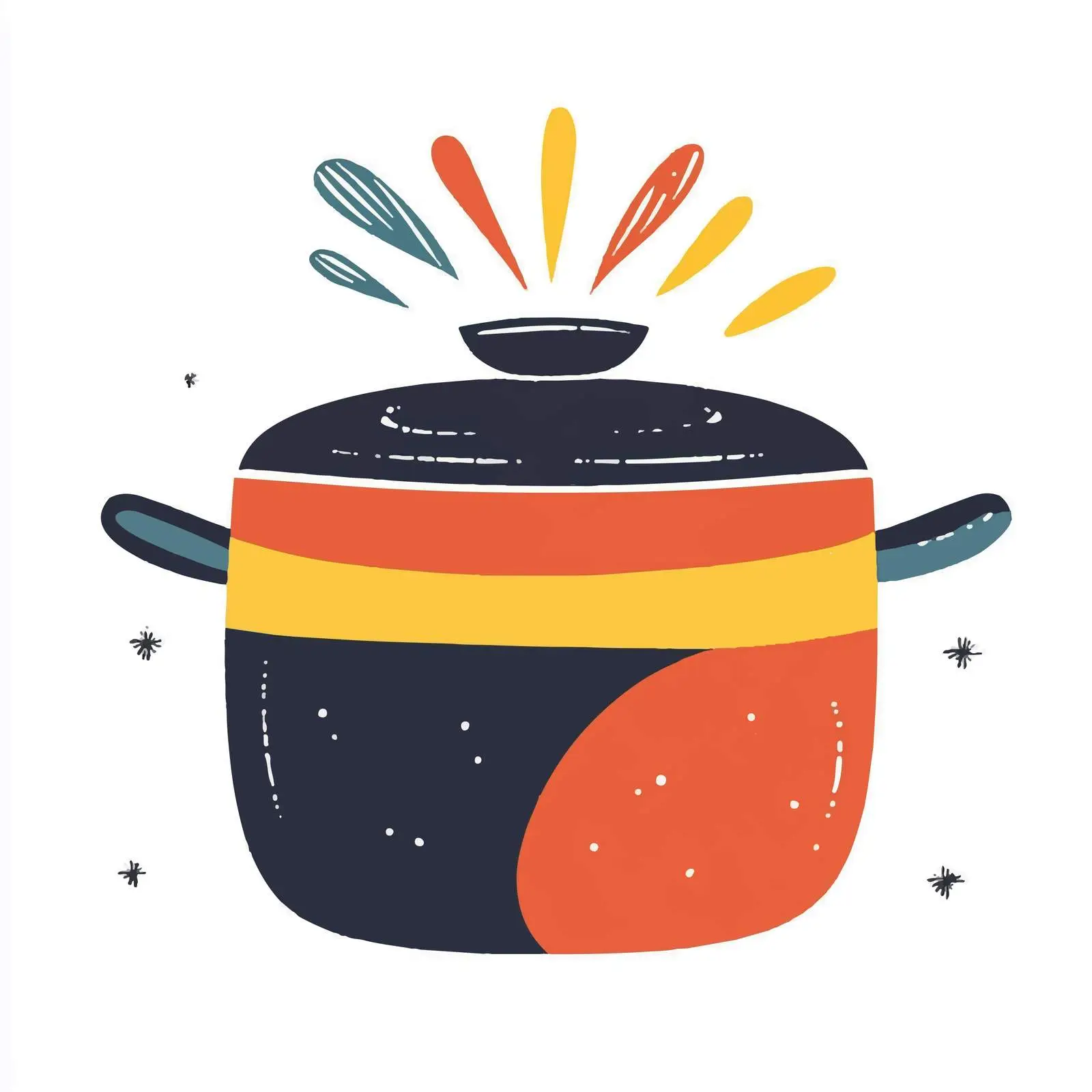 Hand Drawn Kitchen Pot Vector Illustration — free download from Dotvec