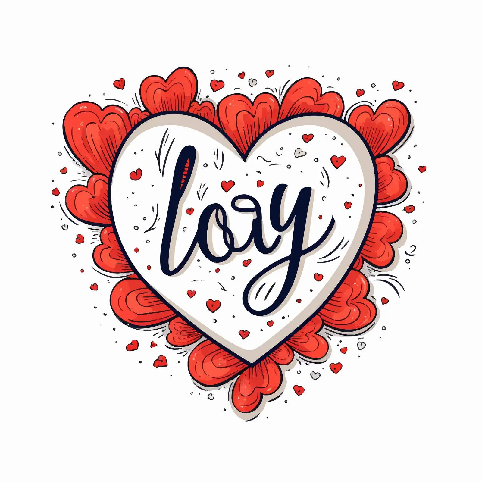 Hand-Drawn 'I Love You' Lettering Vector — free download from Dotvec