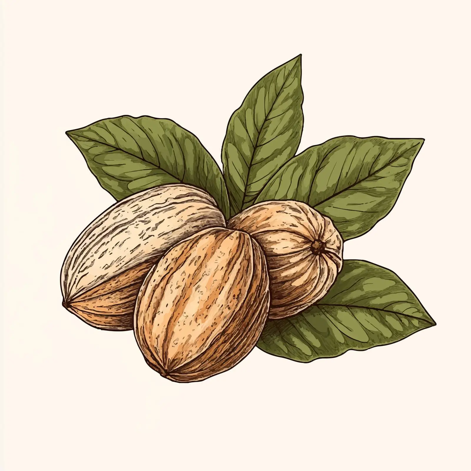 Hand Drawn Nutmeg Sketch for Culinary Use — free download from Dotvec