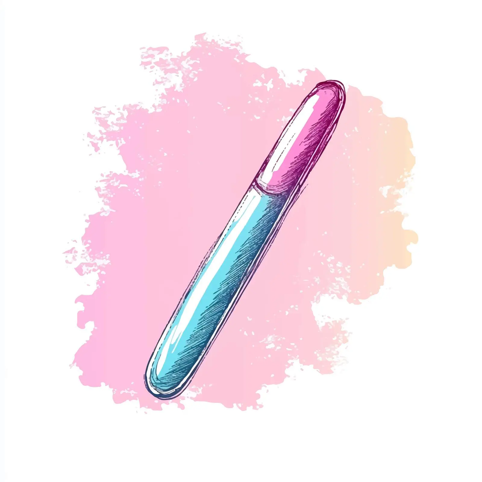 Hand Drawn Pregnancy Test Icon in Sketch Style — free download from Dotvec