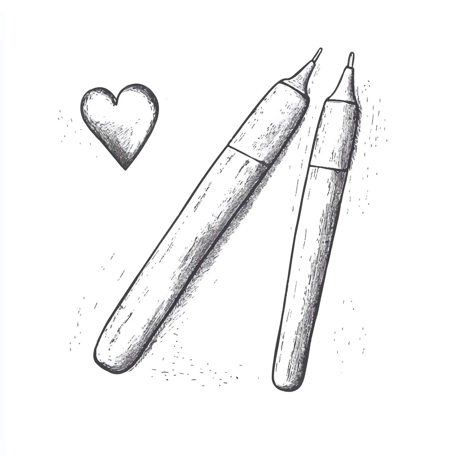 Hand Drawn Pregnancy Test Sketch Illustration — free download from Dotvec