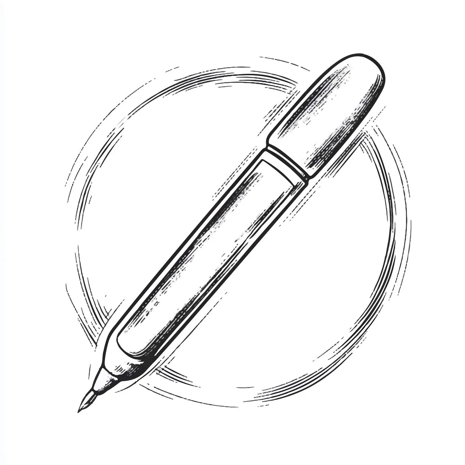 Hand-Drawn Pregnancy Test Icon on White Background — free download from Dotvec