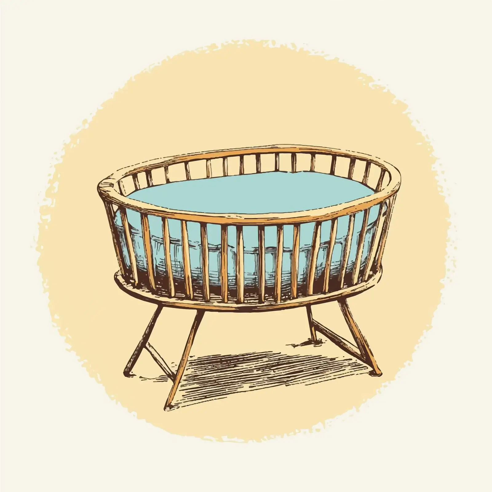 Hand-Drawn Round Cotton Sketch Symbol — free download from Dotvec