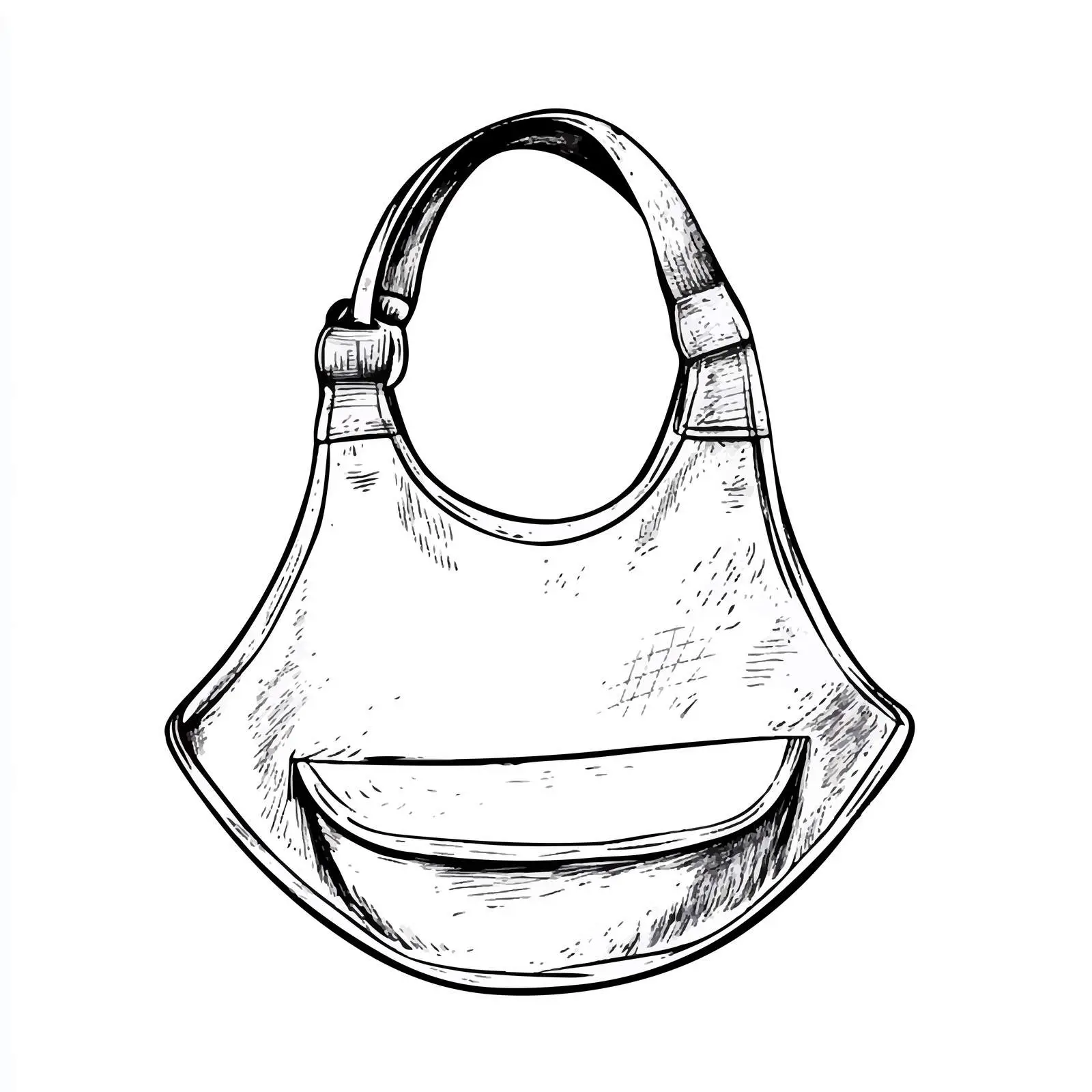 Hand-Drawn Baby Feeding Bib Sketch – free sketch illustration image from Dotvec