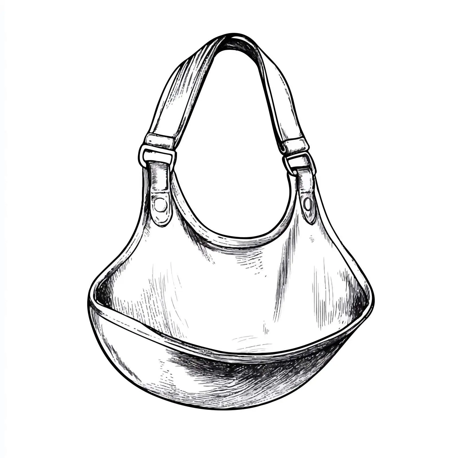Hand-Drawn Baby Feeding Bib Sketch — free download from Dotvec