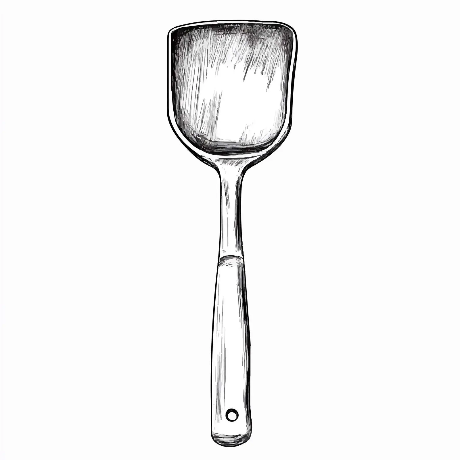 Hand-Drawn Bartender's Ice Scoop Vector Design — free download from Dotvec