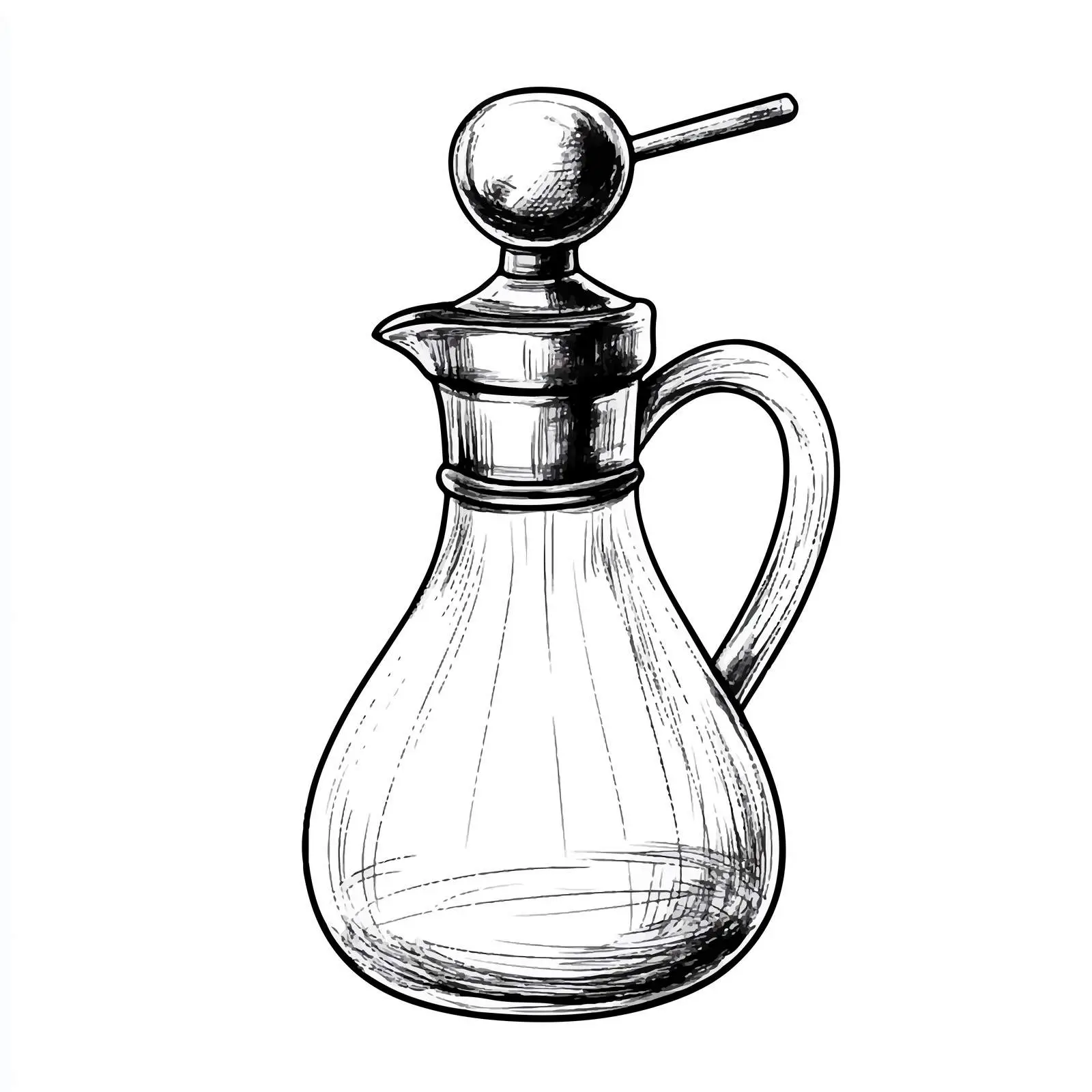 Hand-Drawn Cream Siphon Dispenser Illustration — free download from Dotvec