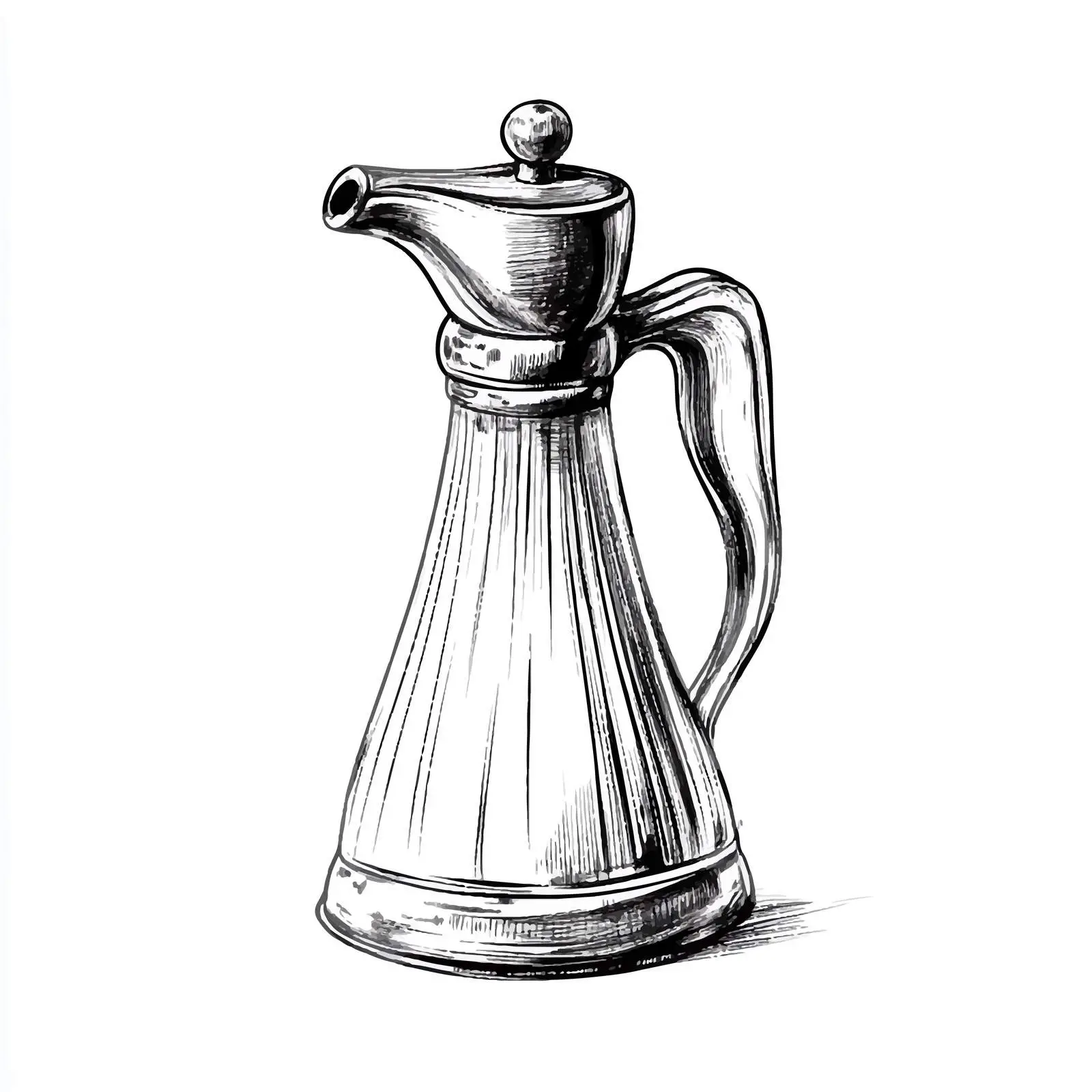 Hand Drawn Cream Siphon Dispenser Sketch — free download from Dotvec