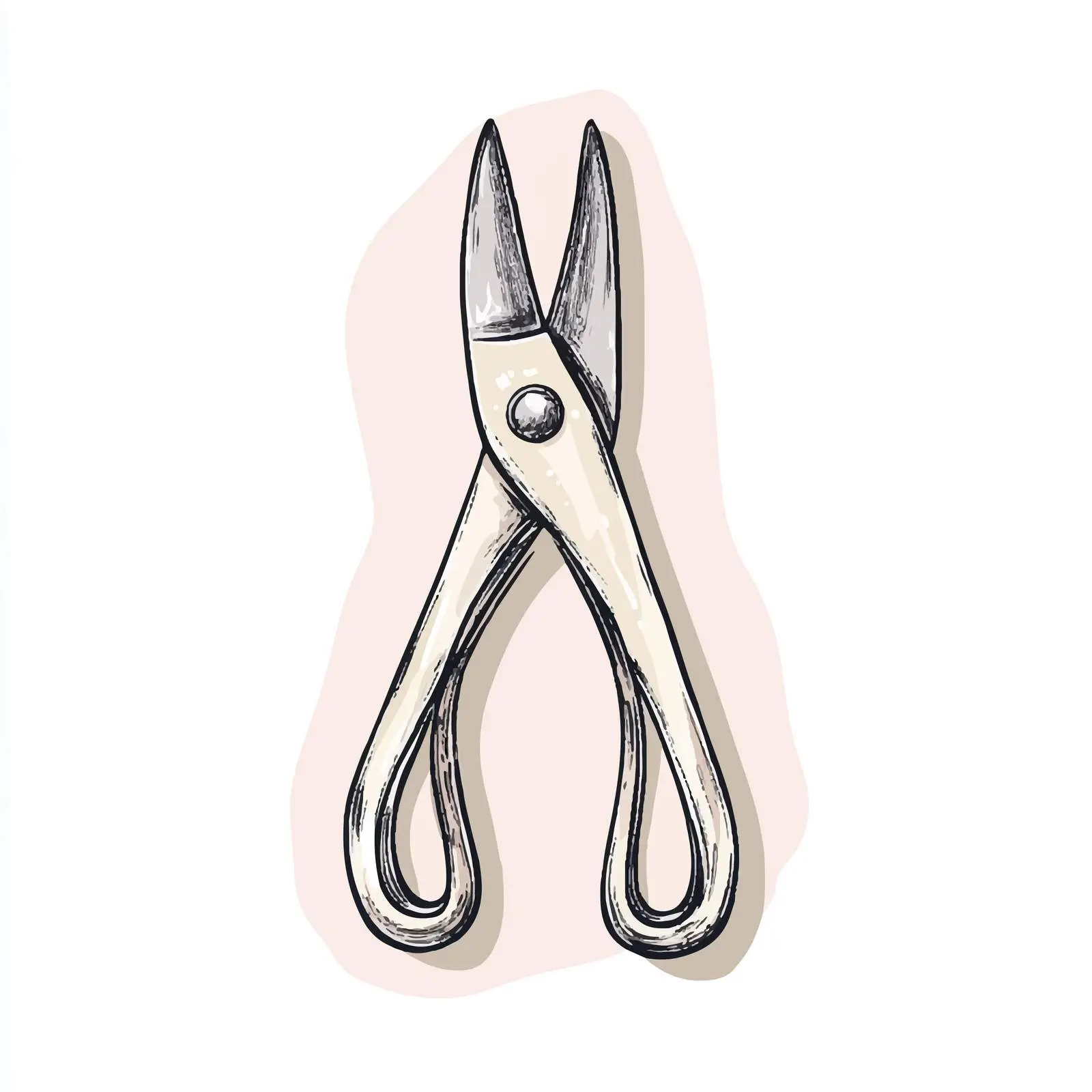 Hand-Drawn Cuticle Cutter Illustration — free download from Dotvec