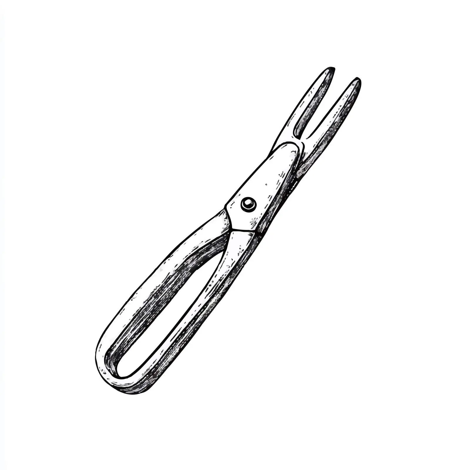 Hand Drawn Cuticle Cutter Vector Illustration – free stylish tool image from Dotvec
