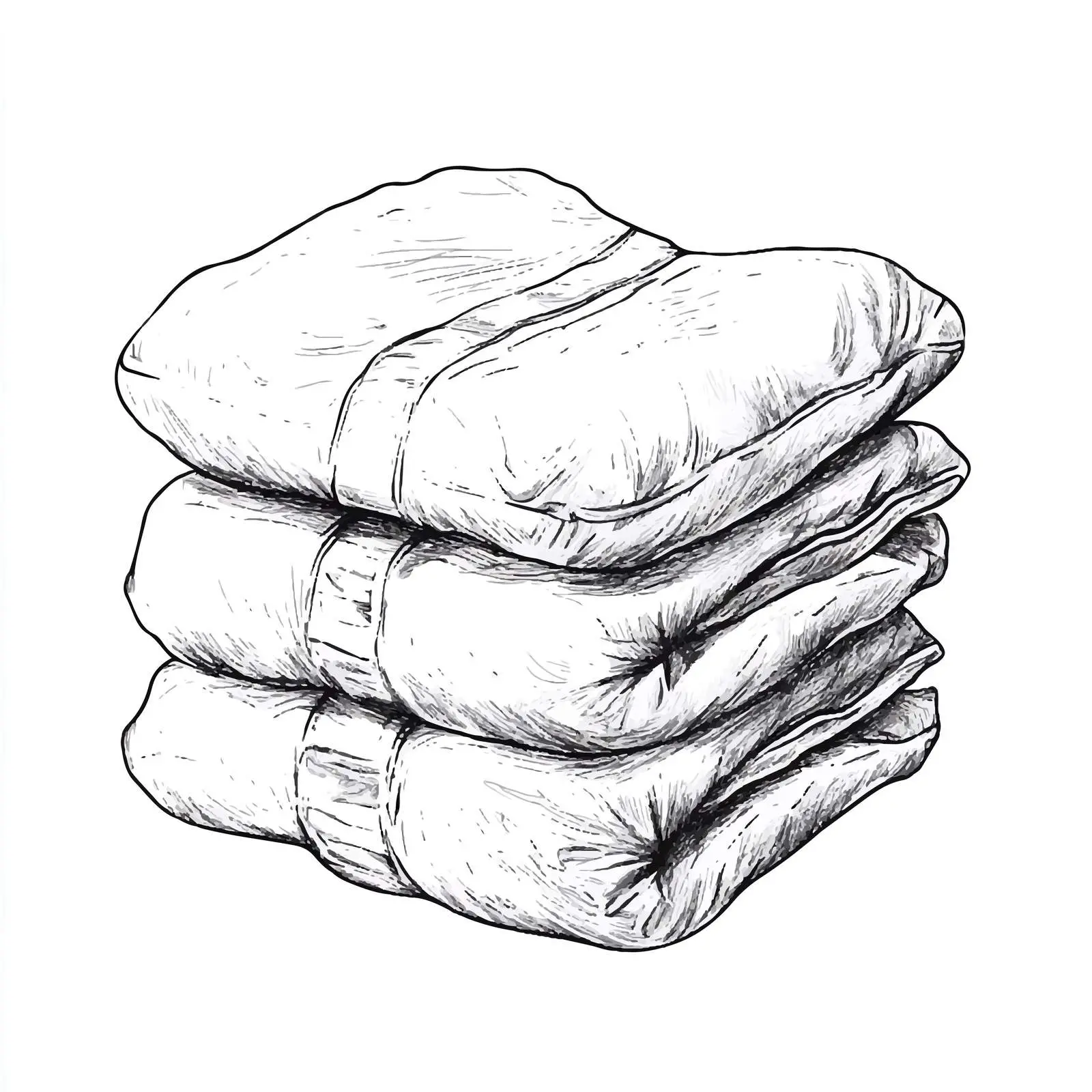 Hand Drawn Diaper Sketch on White Background — free download from Dotvec