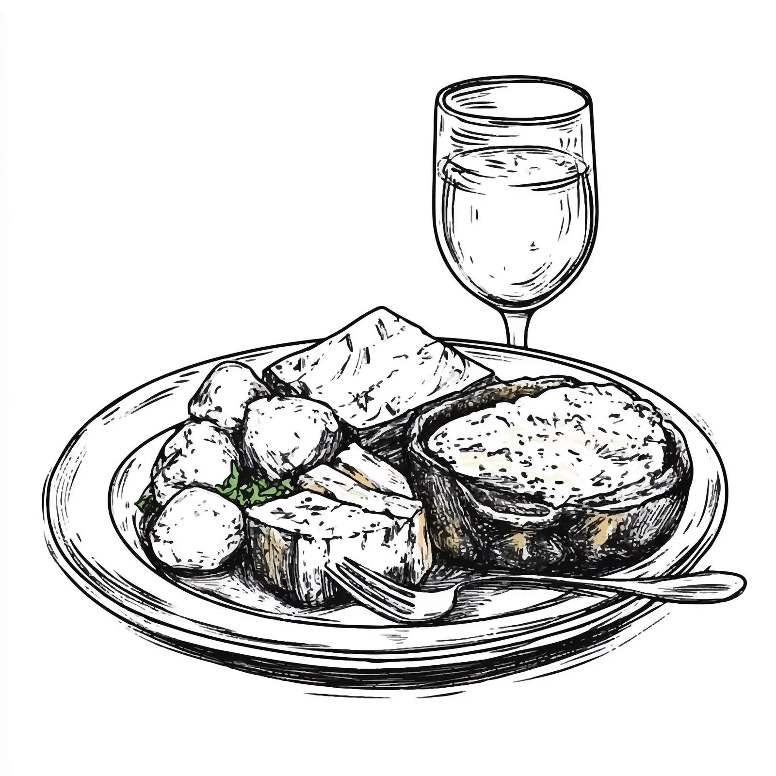 Hand-Drawn Dutch Hutshot and Stamppot Vectors — free download from Dotvec