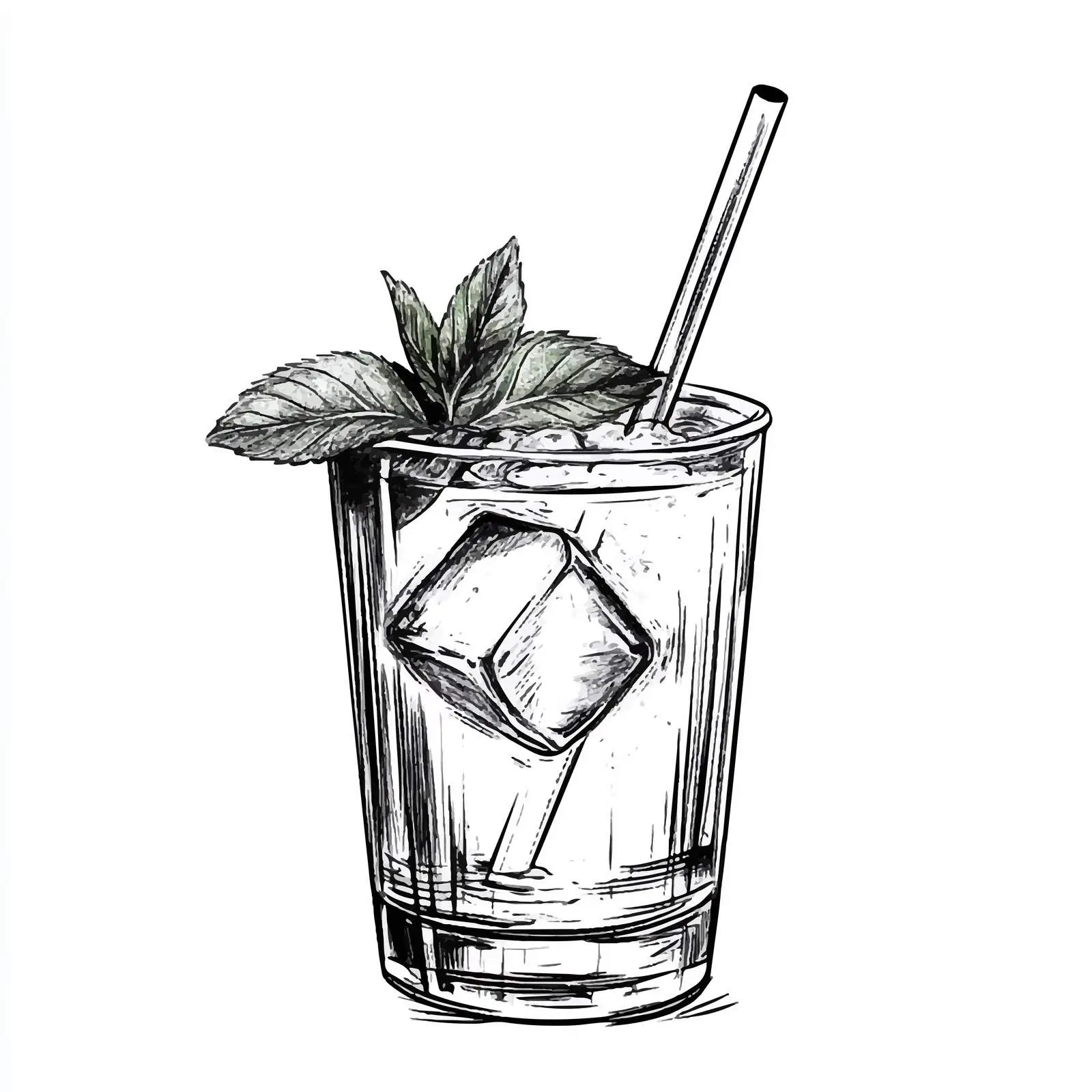 Hand Drawn Muddler Sketch on White Background — free download from Dotvec