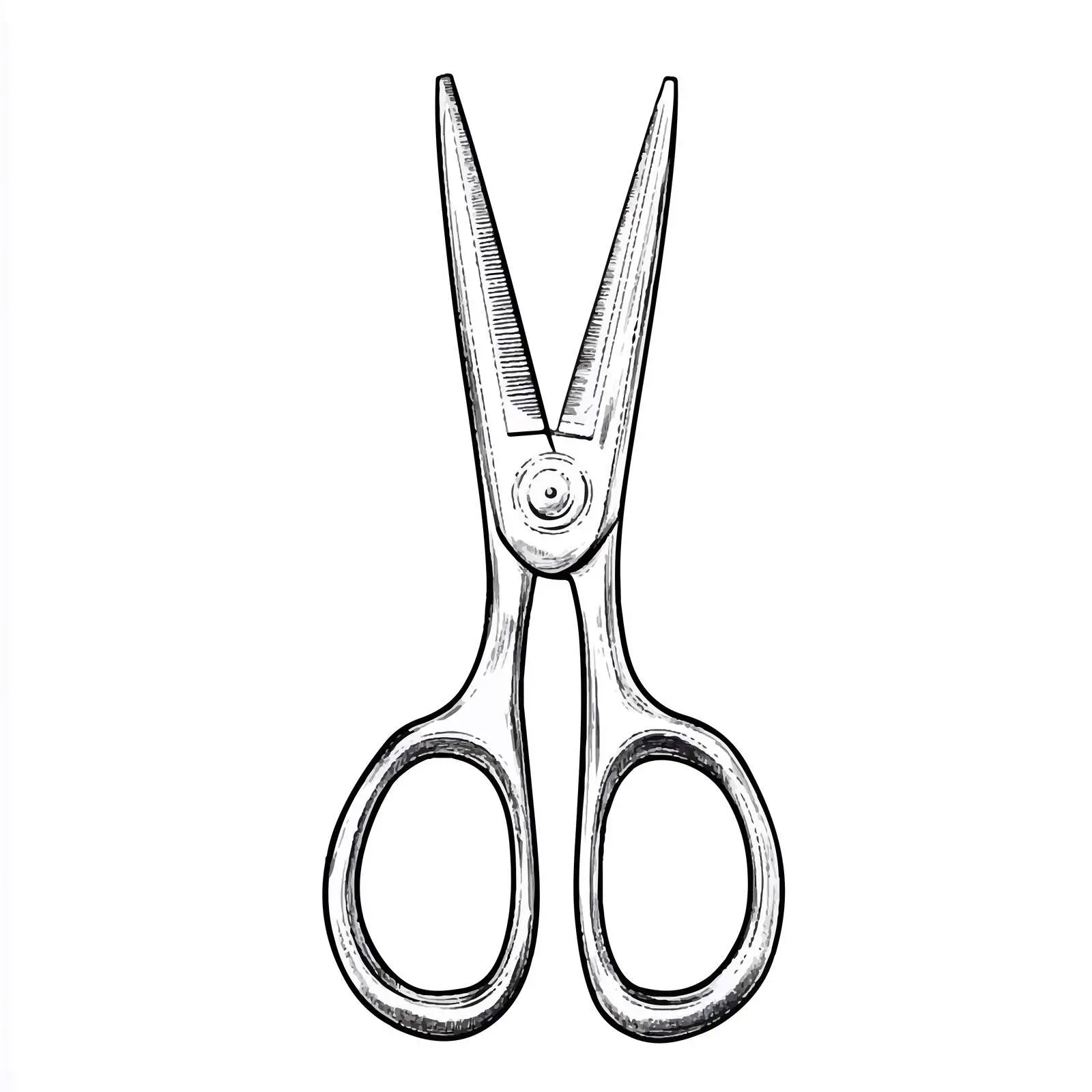 Hand-Drawn Nail Scissors Sketch Illustration — free download from Dotvec