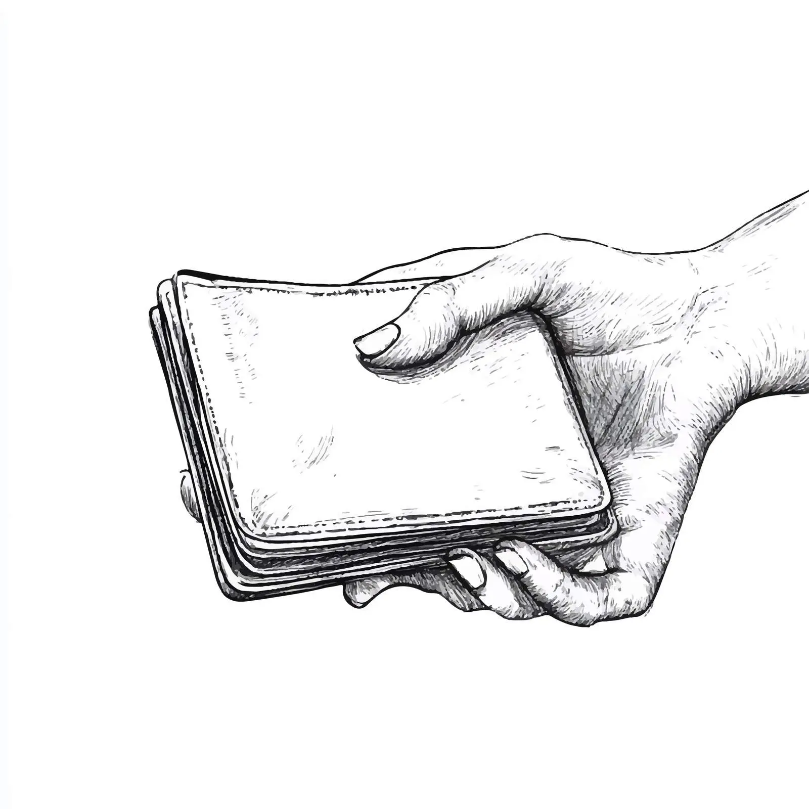 Hand-Drawn Small Woman's Purse Vector — free download from Dotvec