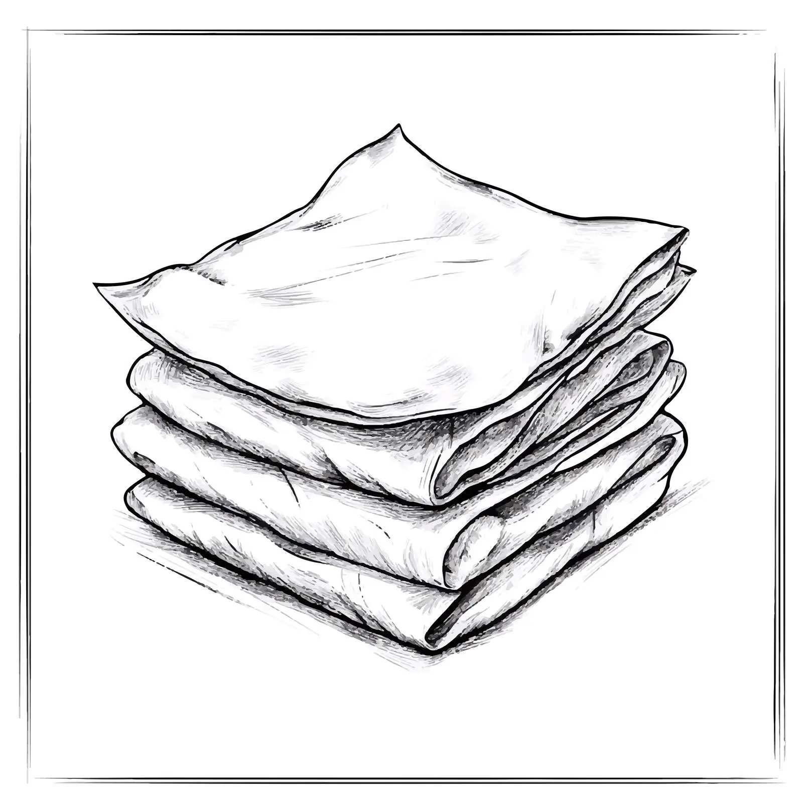 Hand Drawn Wet Wipes Sketch on White Background — free download from Dotvec