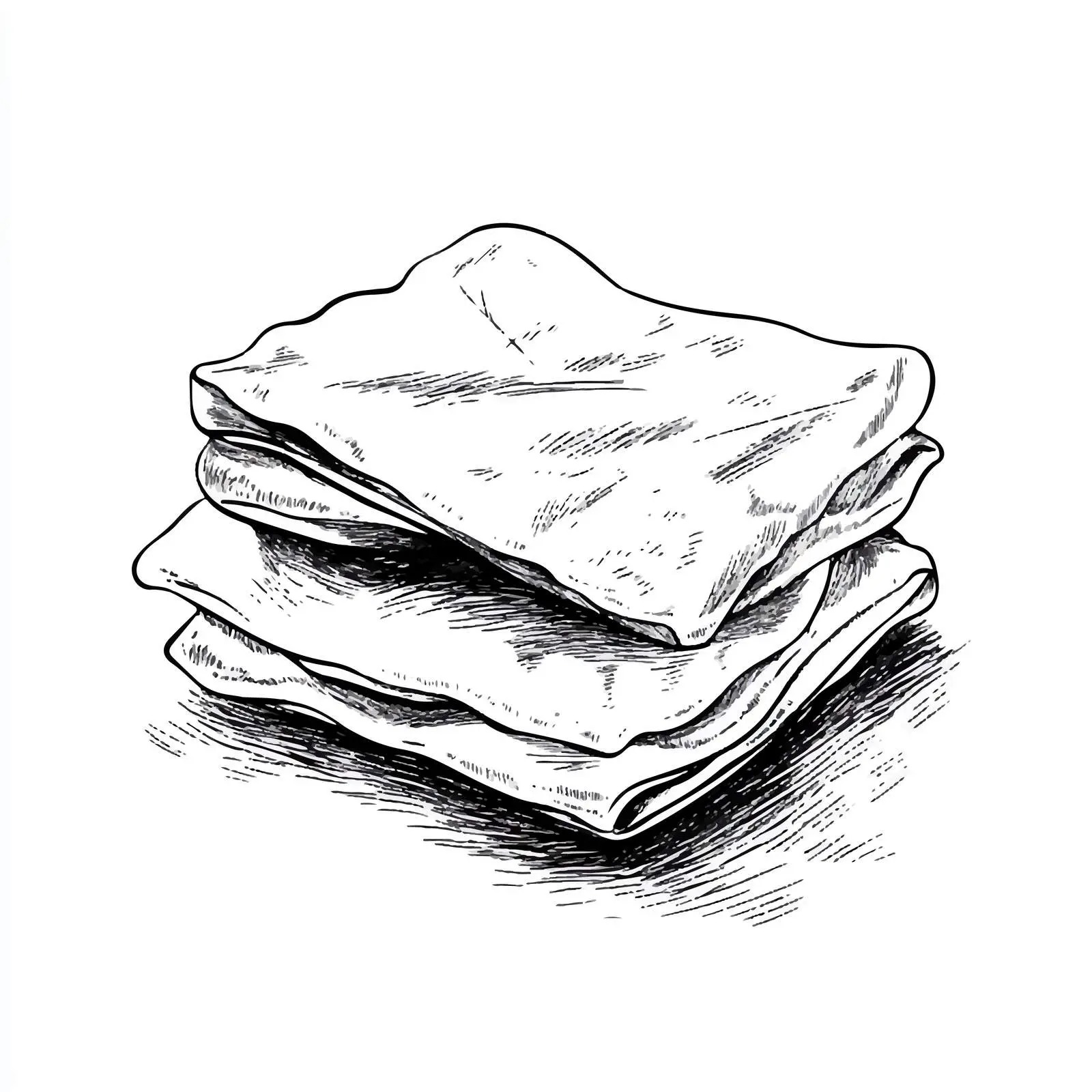 Hand Drawn Wet Wipes Illustration on White Background — free download from Dotvec