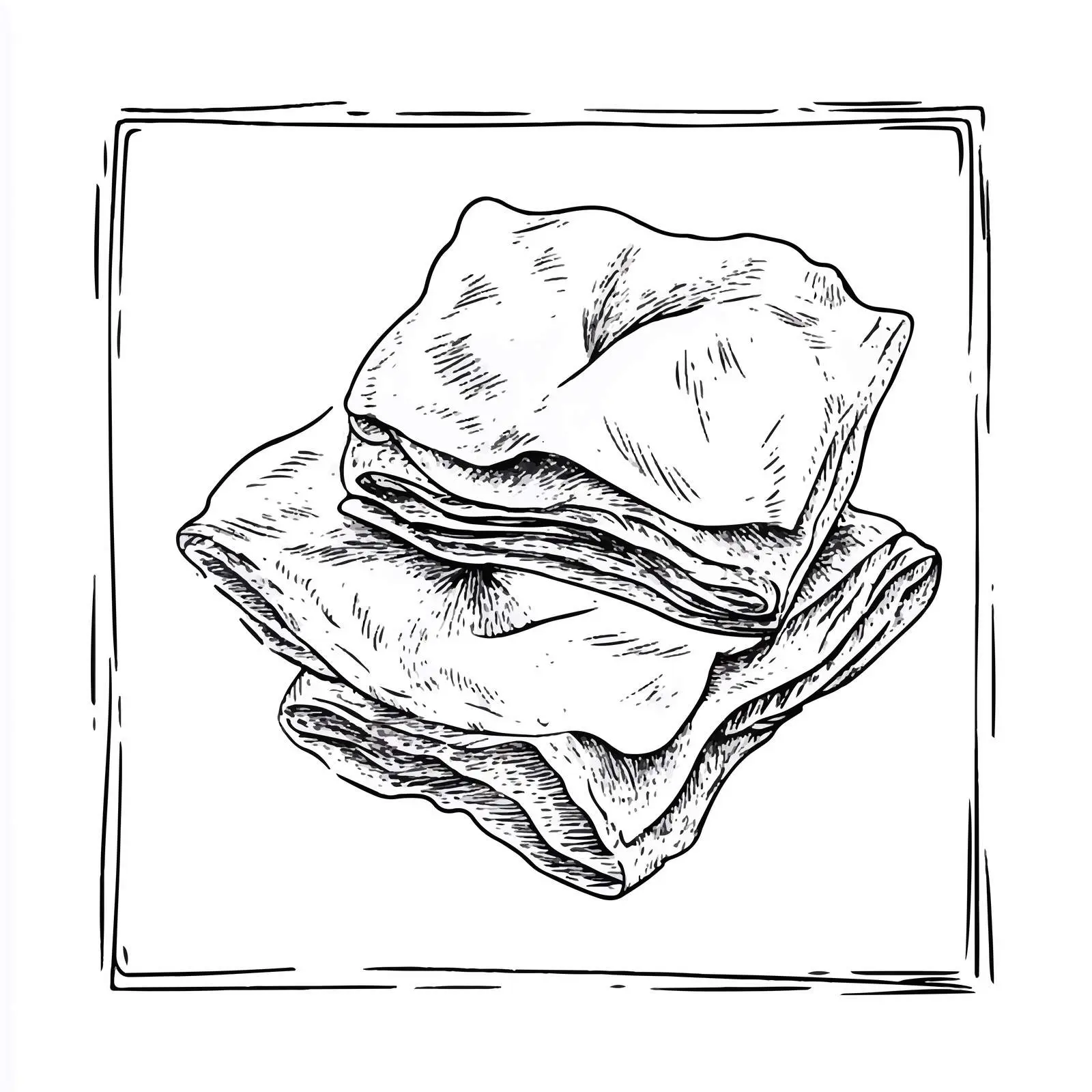 Hand-Drawn Wet Wipes Sketch on White Background — free download from Dotvec