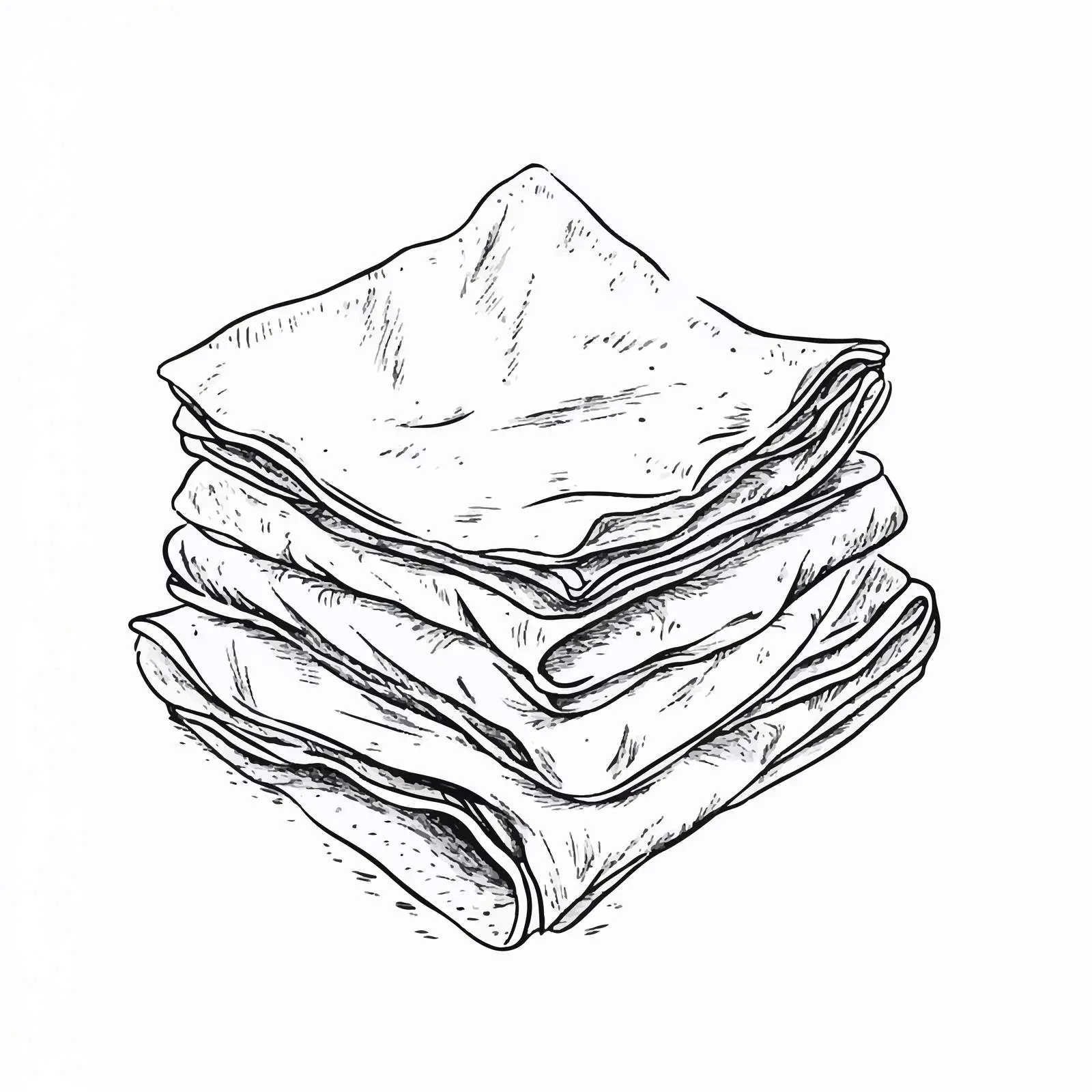 Hand Drawn Sketch of Wet Wipes — free download from Dotvec