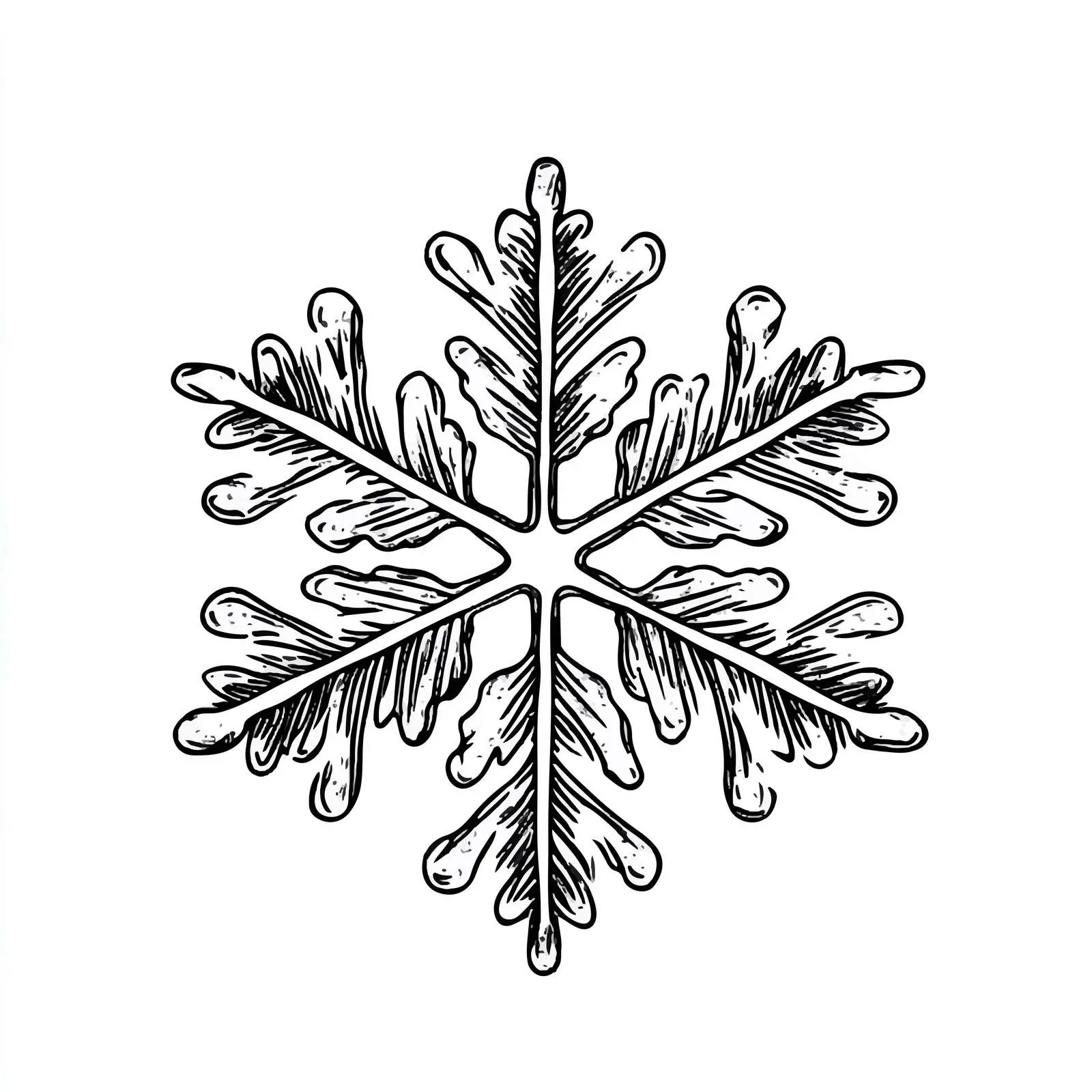 Hand Drawn Winter Snowflake Sketch Vector — free download from Dotvec