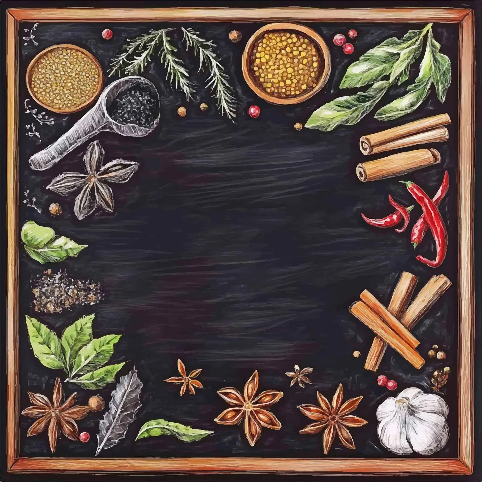 Hand-Drawn Spice and Seasoning Sketch Collection — free download from Dotvec