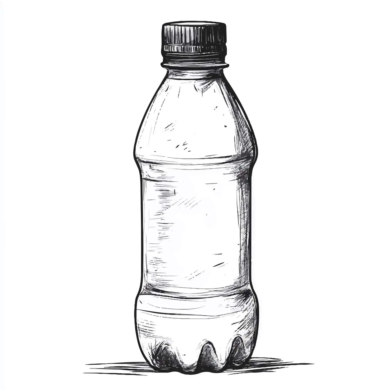 Hand Drawn Sport Water Bottle Sketch Design — free download from Dotvec