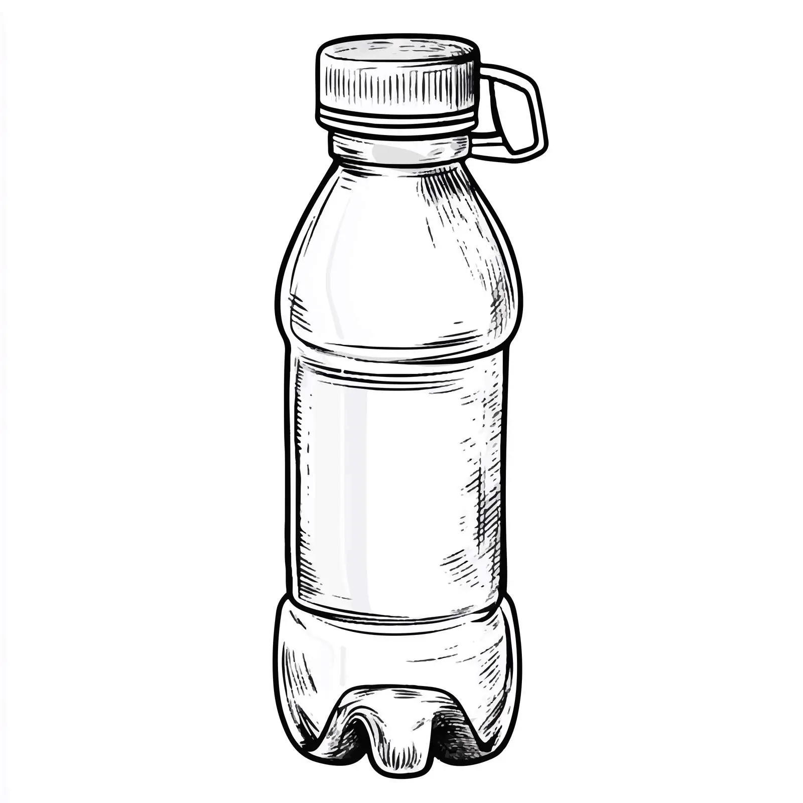 Hand-Drawn Sport Water Bottle Sketch — free download from Dotvec