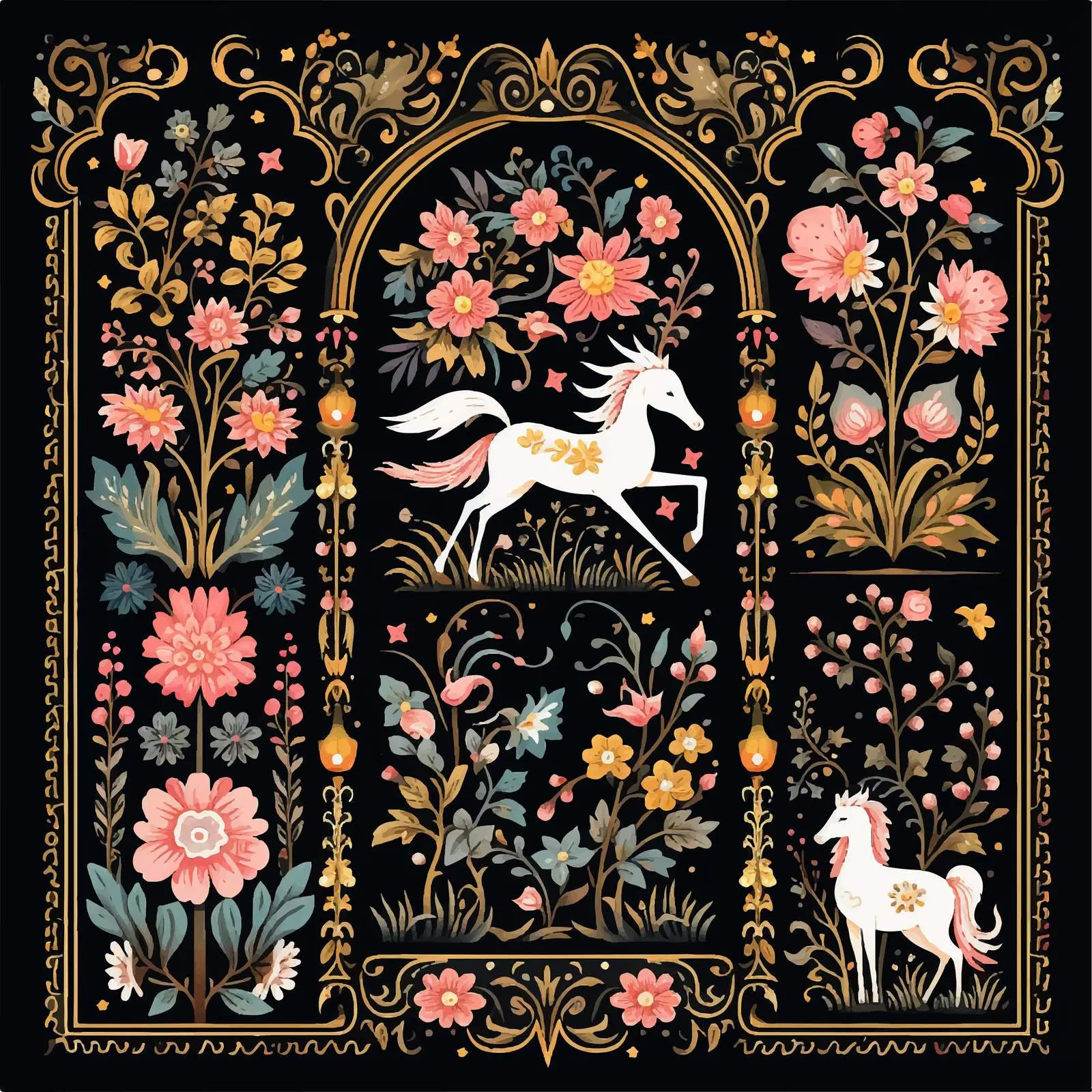 Hand-Drawn Spring Floral Frames Design — free download from Dotvec