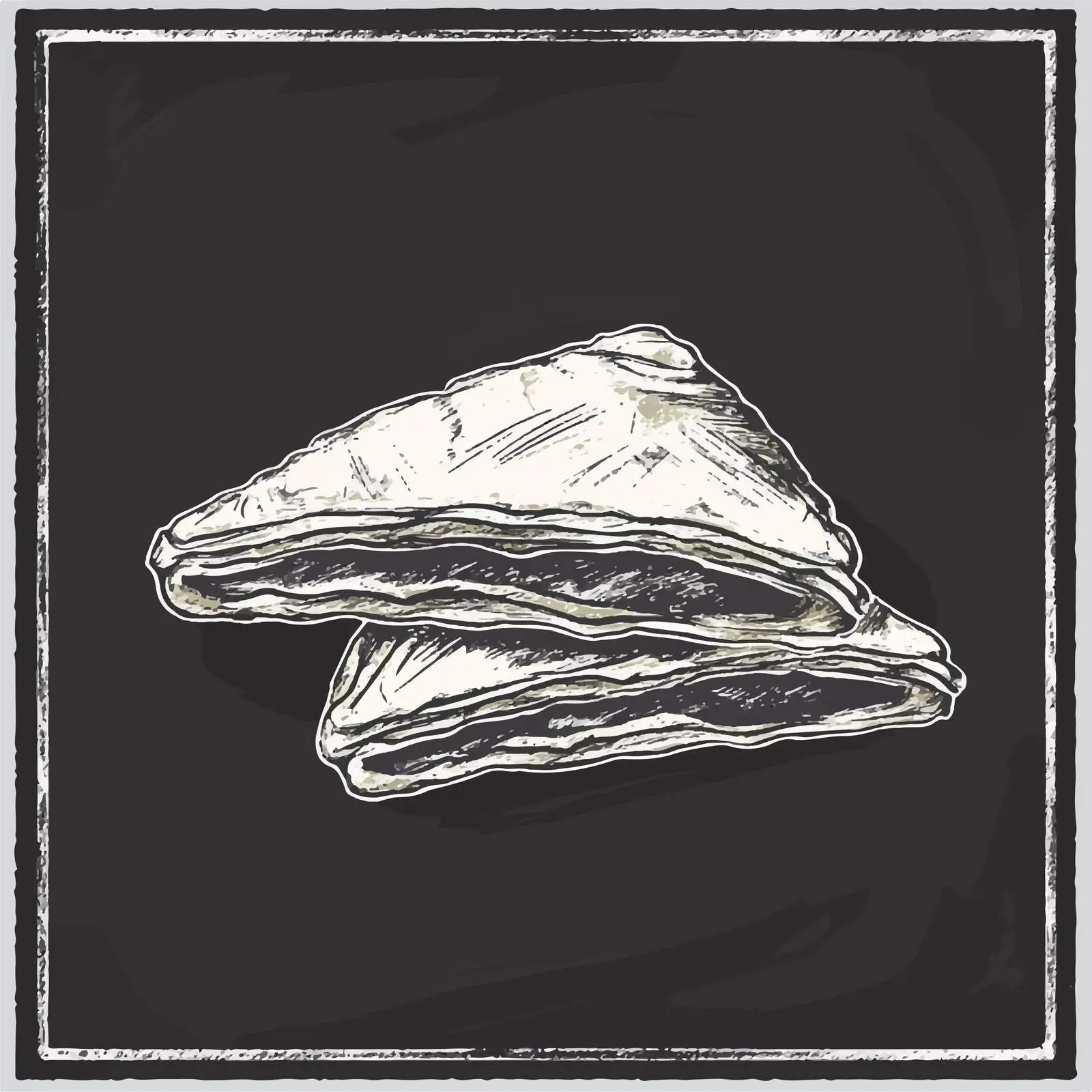 Hand Drawn Turkish Baklava Sketch Design — free download from Dotvec