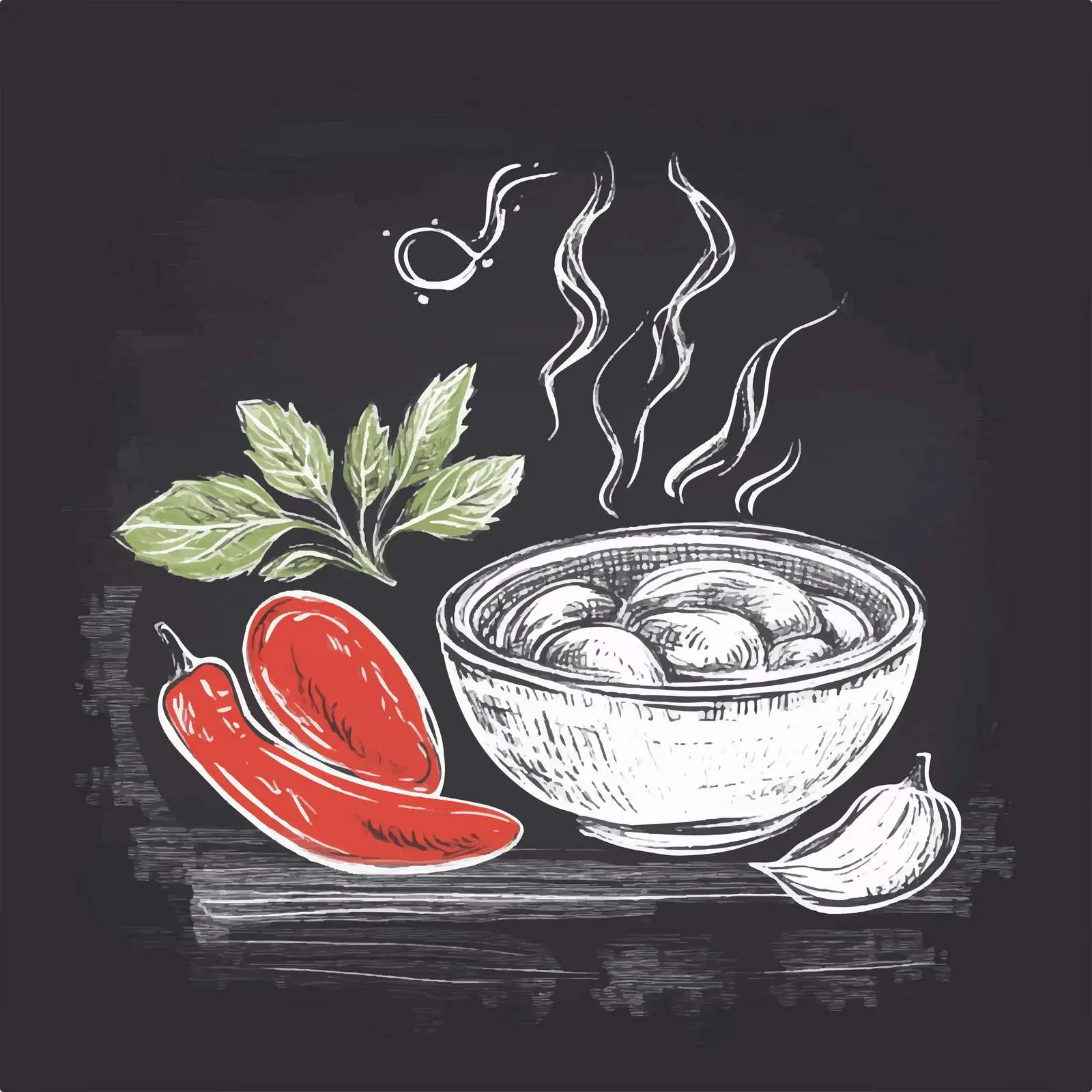 Hand Drawn Turkish Lahmajun Sketch Illustration – free flatbread image from Dotvec