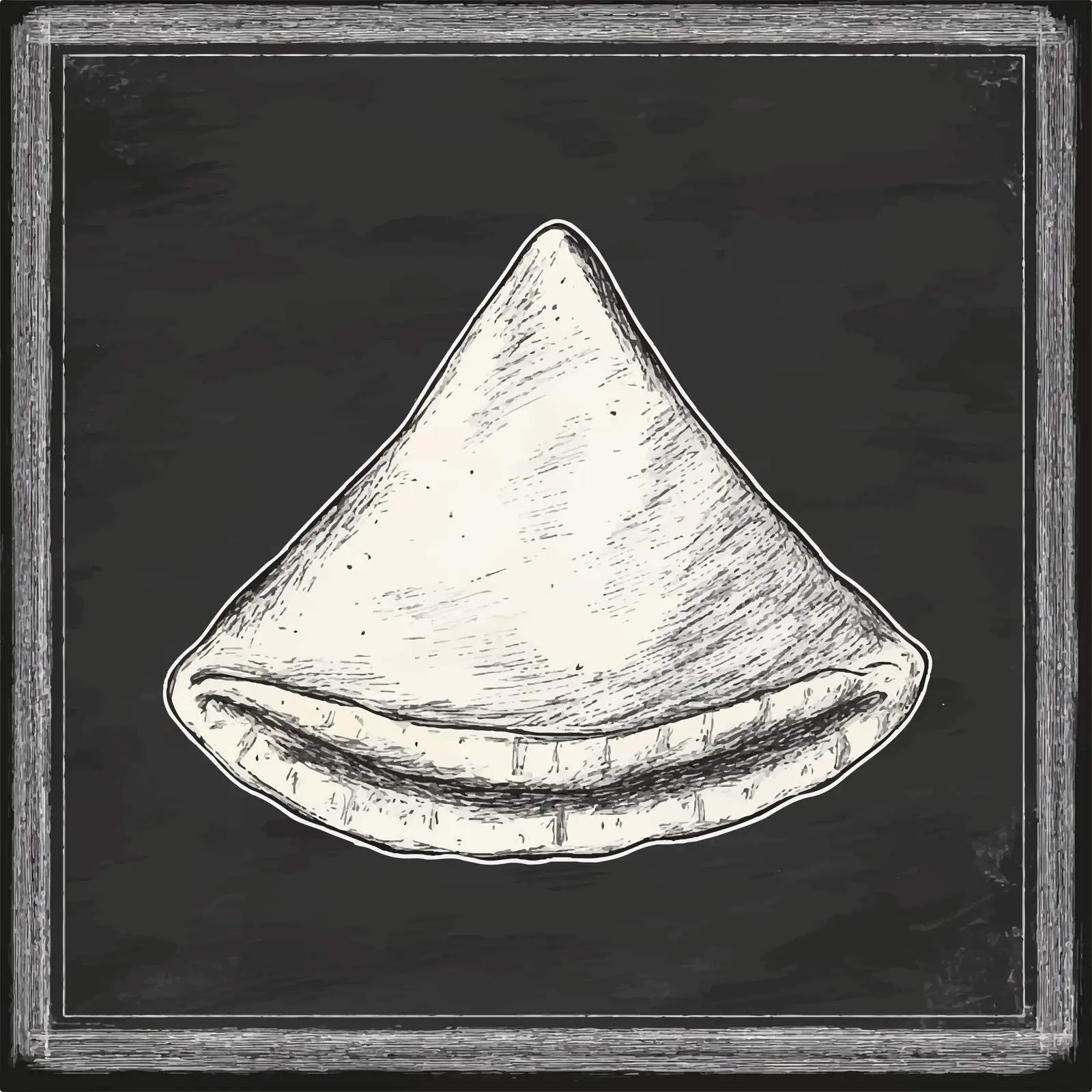 Hand Drawn Turkish Simit Sketch on Chalkboard — free download from Dotvec