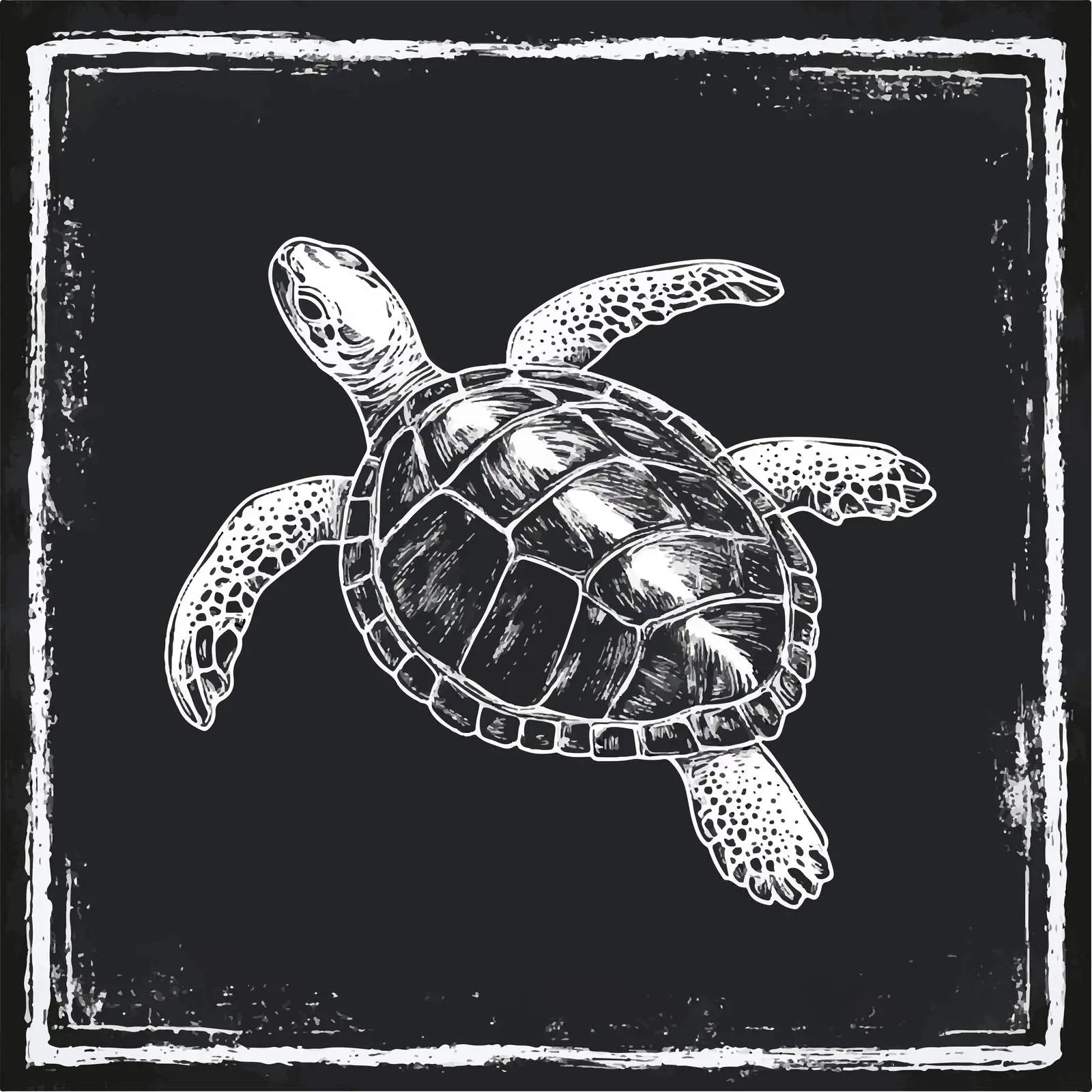 Hand Drawn Turtle Sketch Vector Illustration — free download from Dotvec