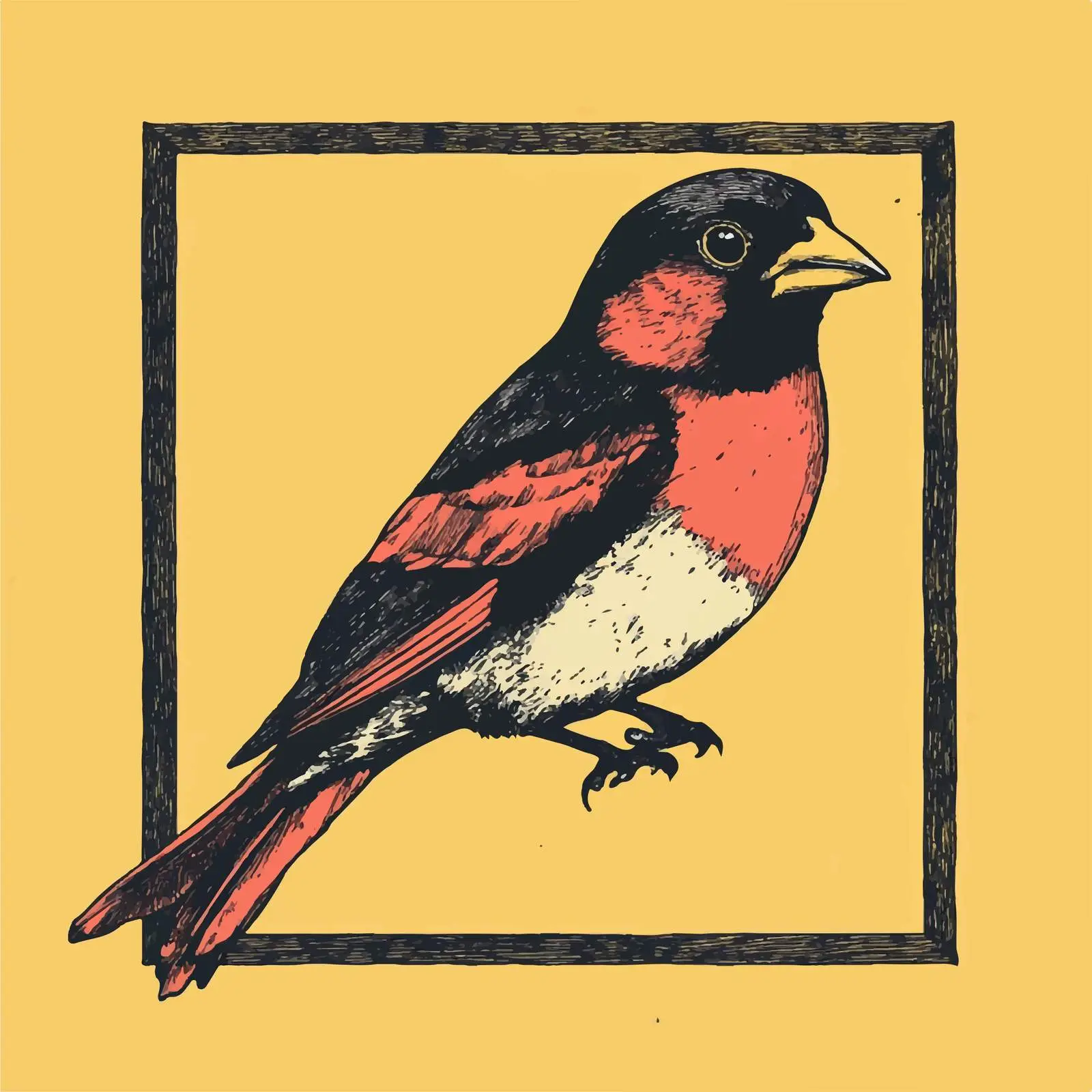 Hand Drawn Bird Vector Illustration — free download from Dotvec